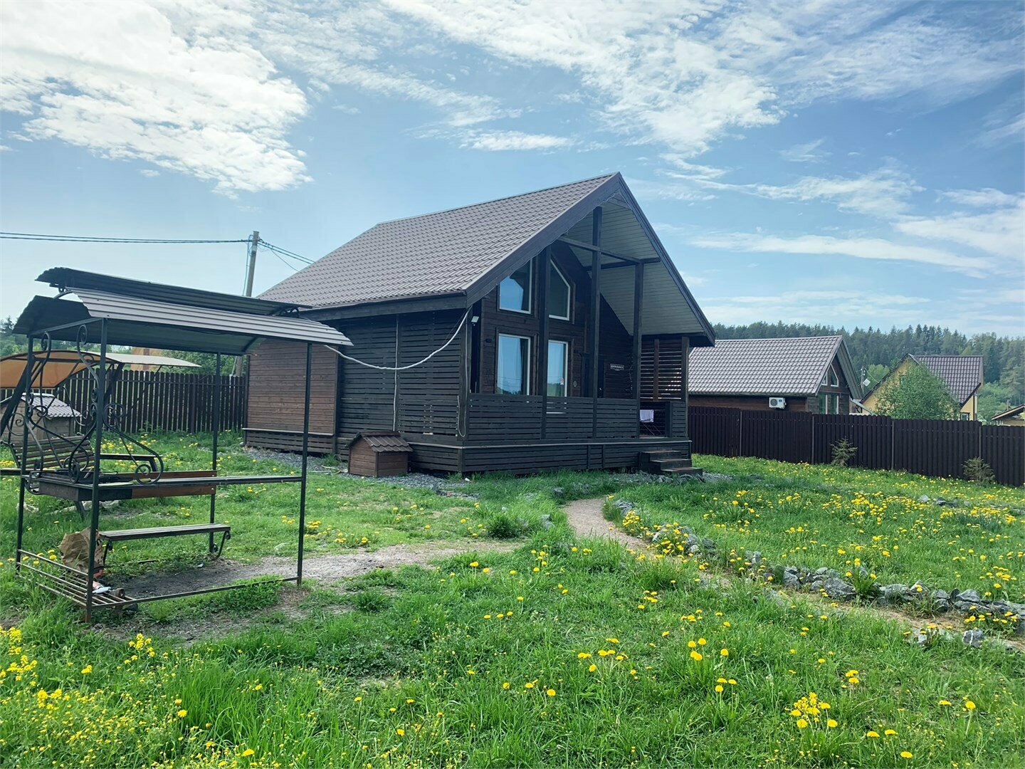 Сонный залив с сауной и купелью 85м2