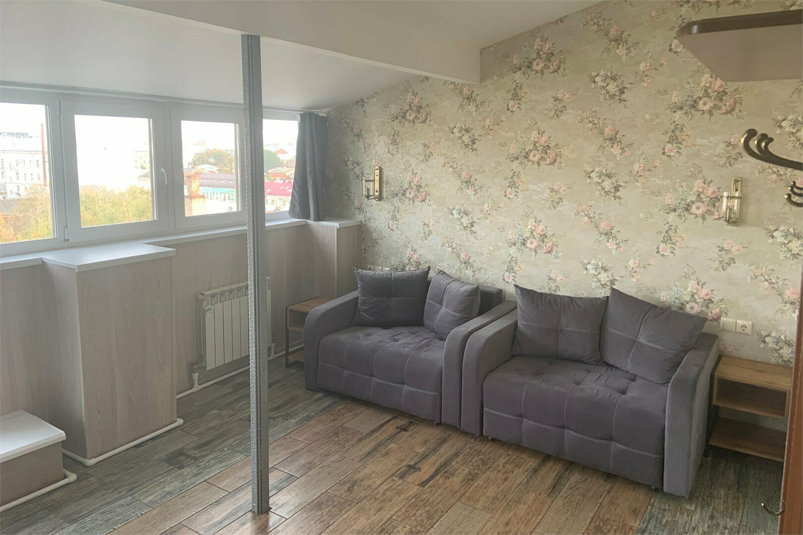 Трехместный номер с террасой