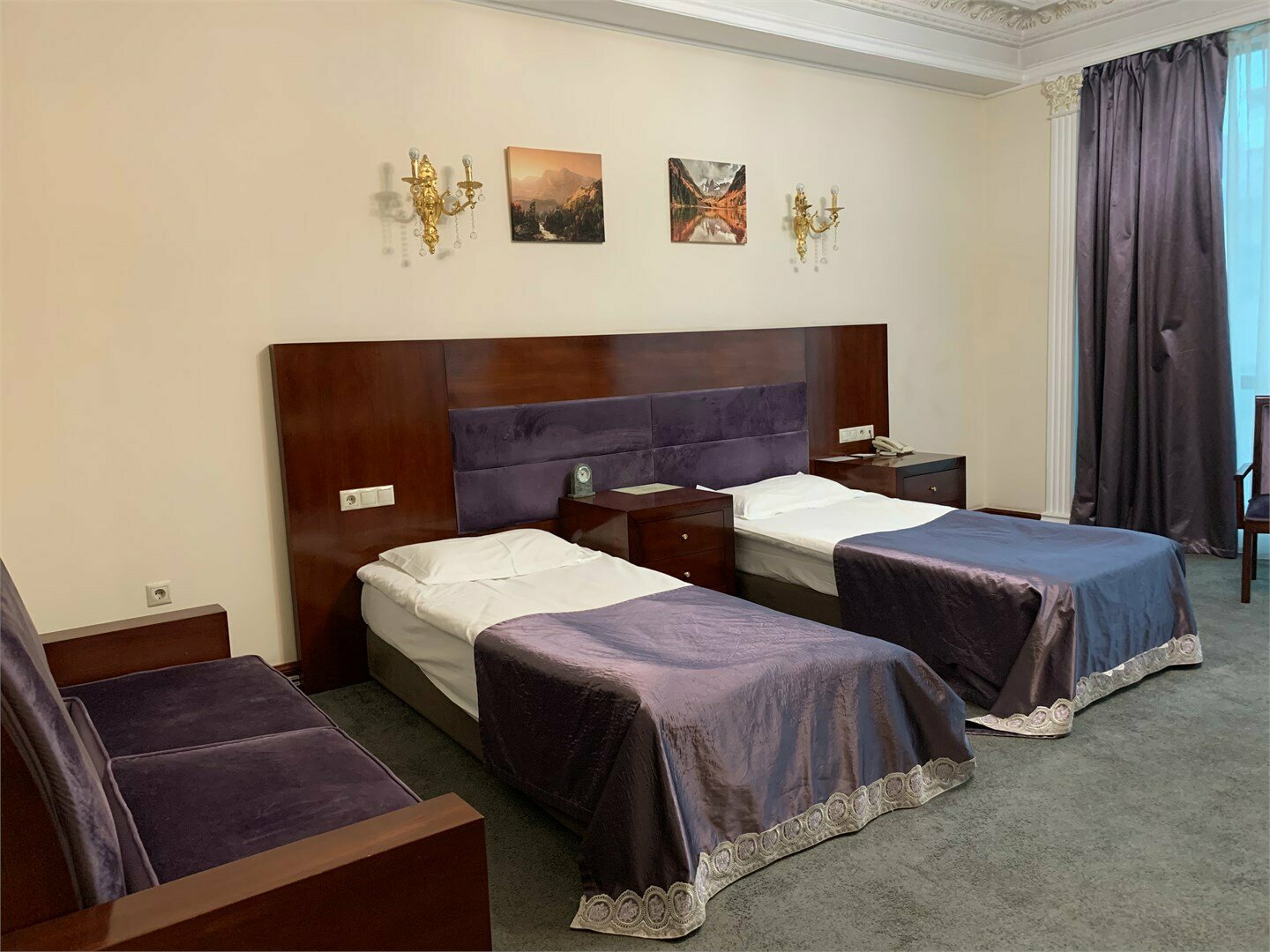 Стандартный двухместный номер с 1 кроватью или 2 отдельными кроватями