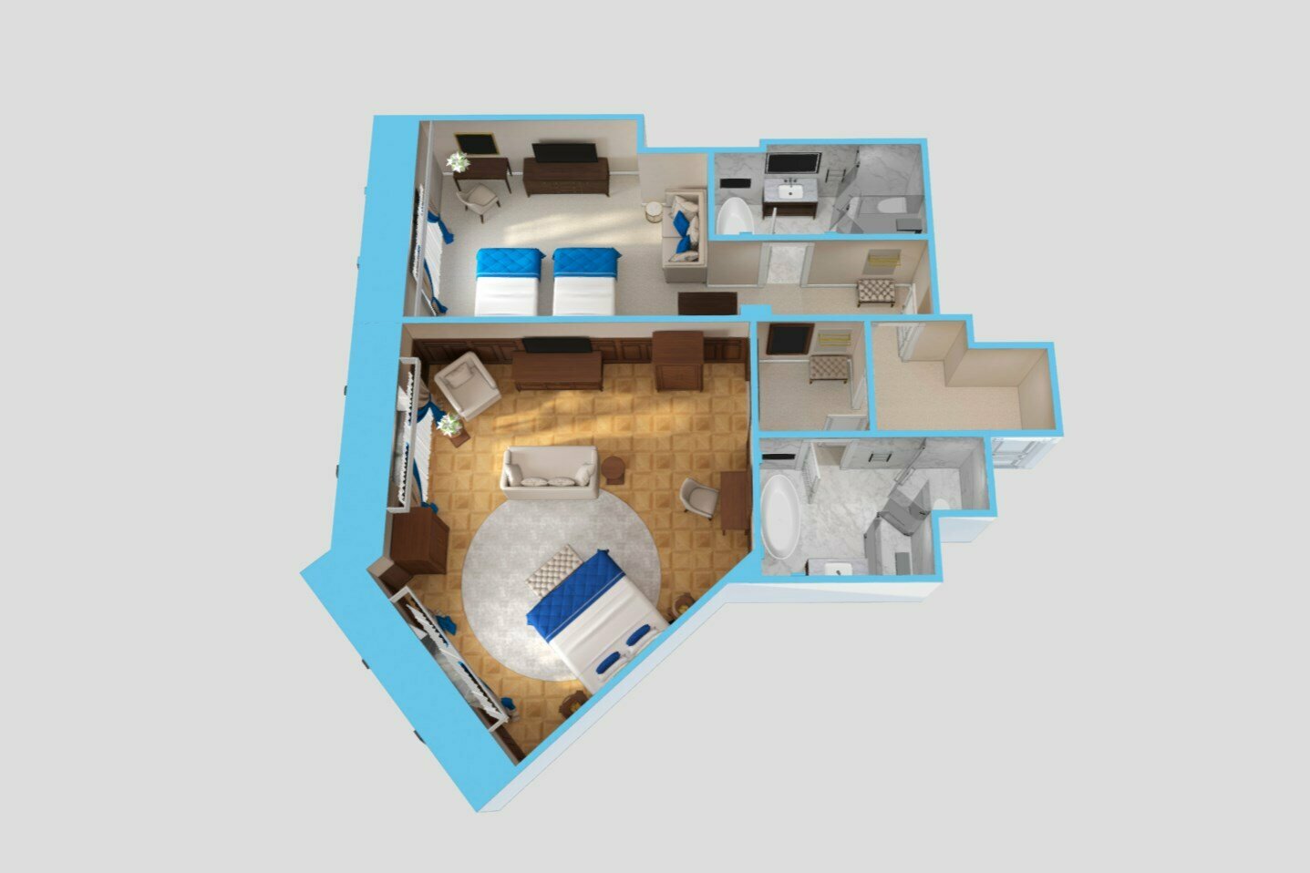 Исторический полулюкс + делюкс с видом на город