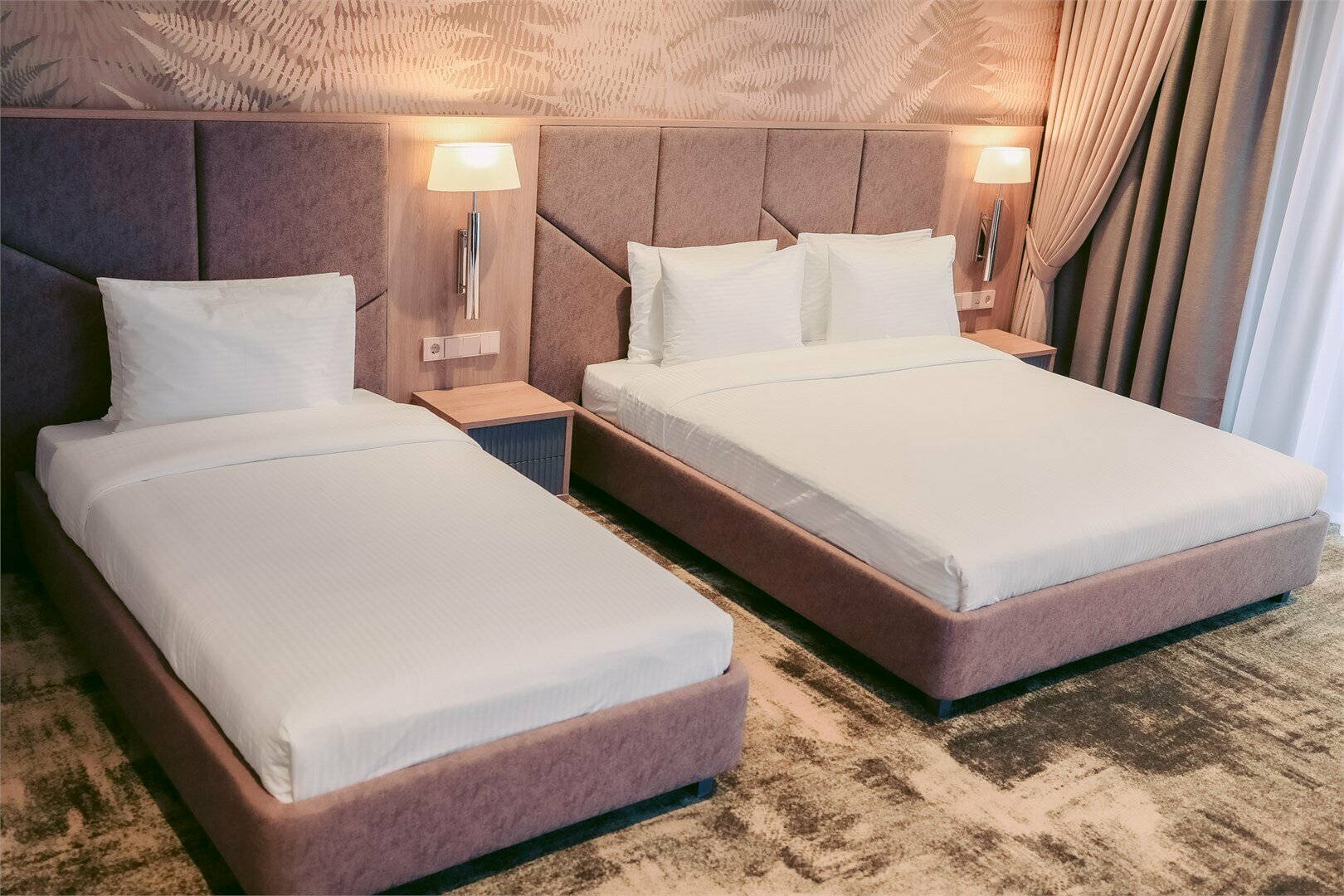 Двухместный номер с 2 отдельными кроватями и ванной