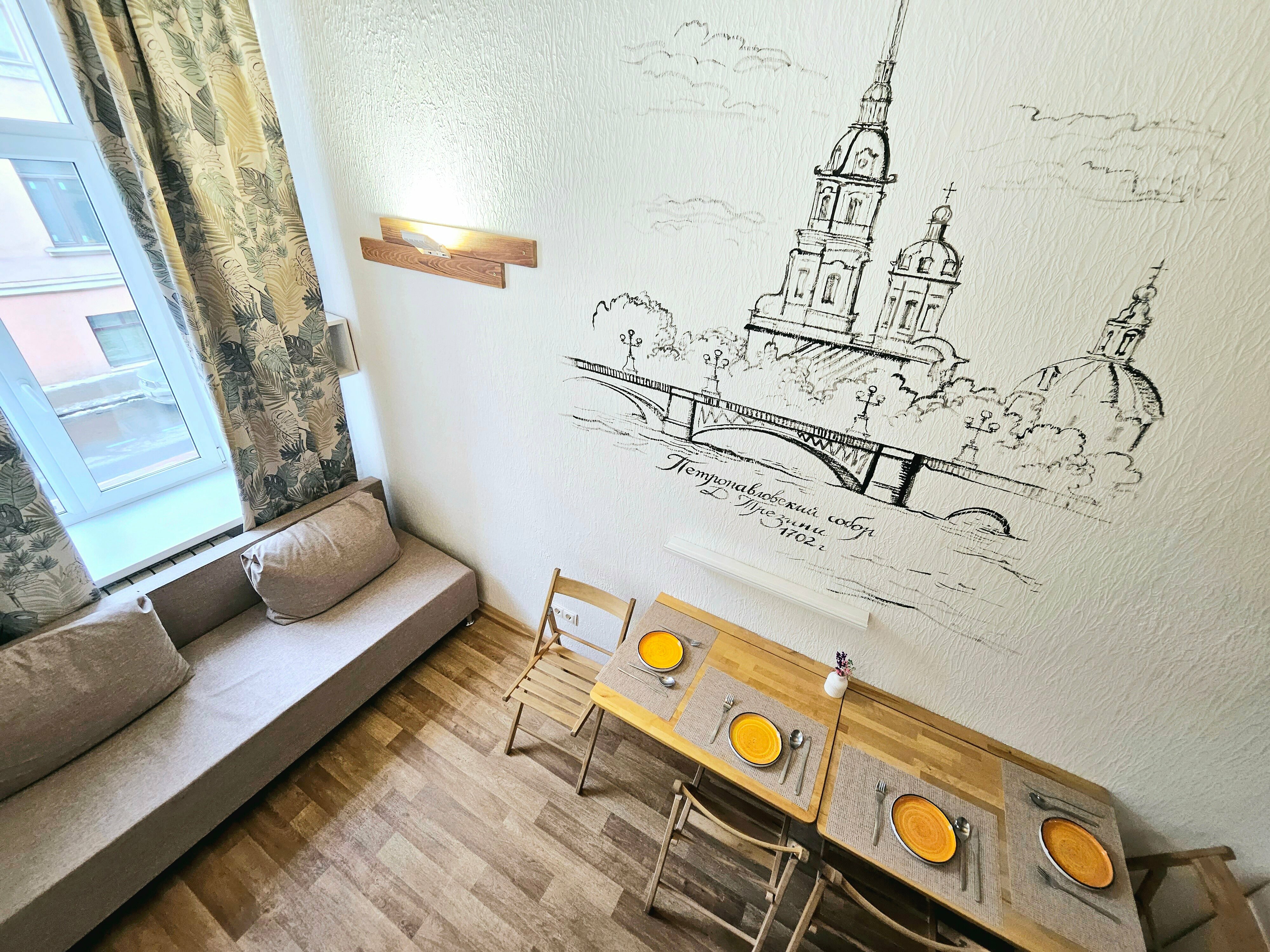 Двухуровневая студия на набережной канала Грибоедова