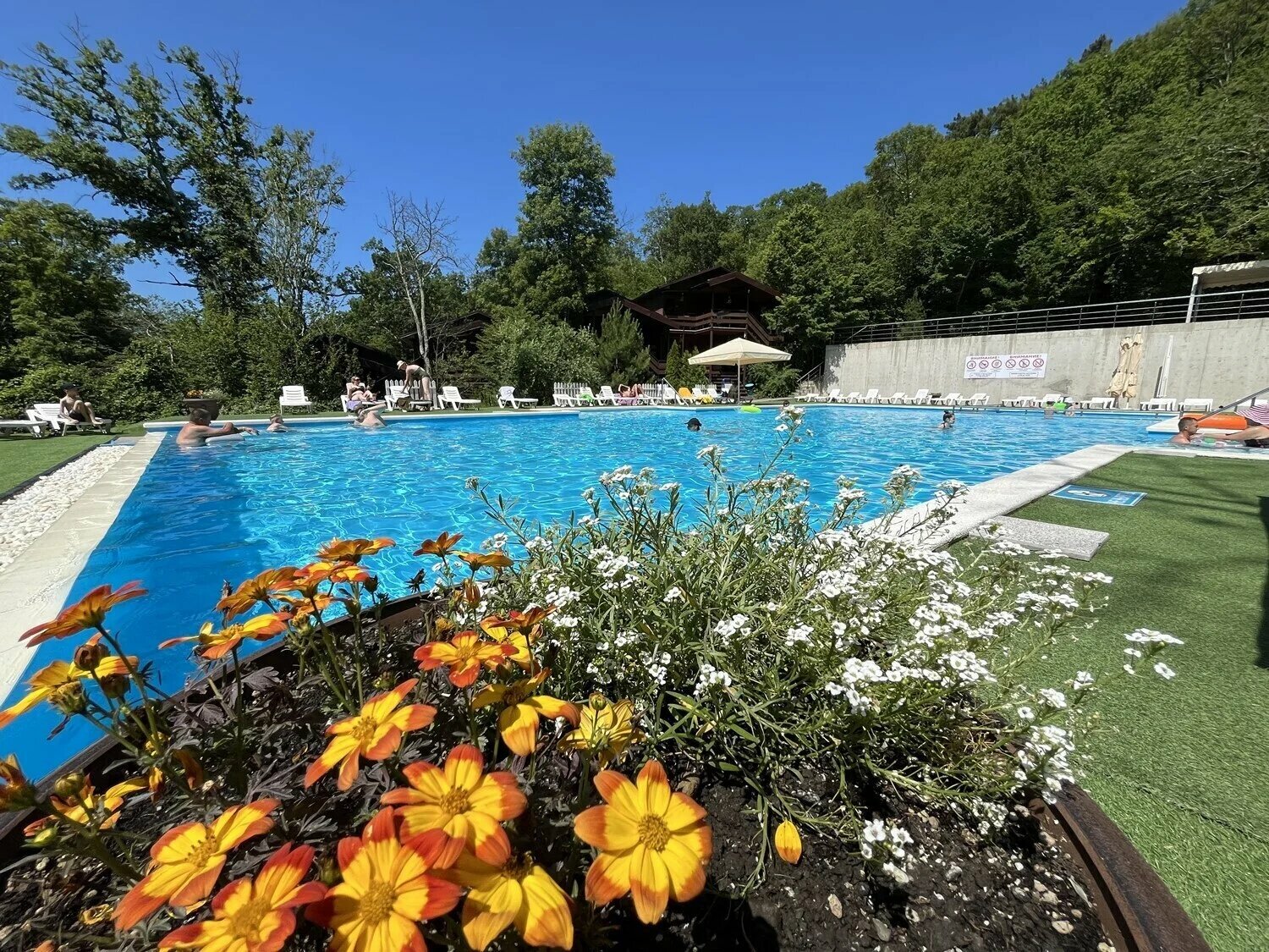 Двухместный номер с 2 отдельными кроватями и террасой