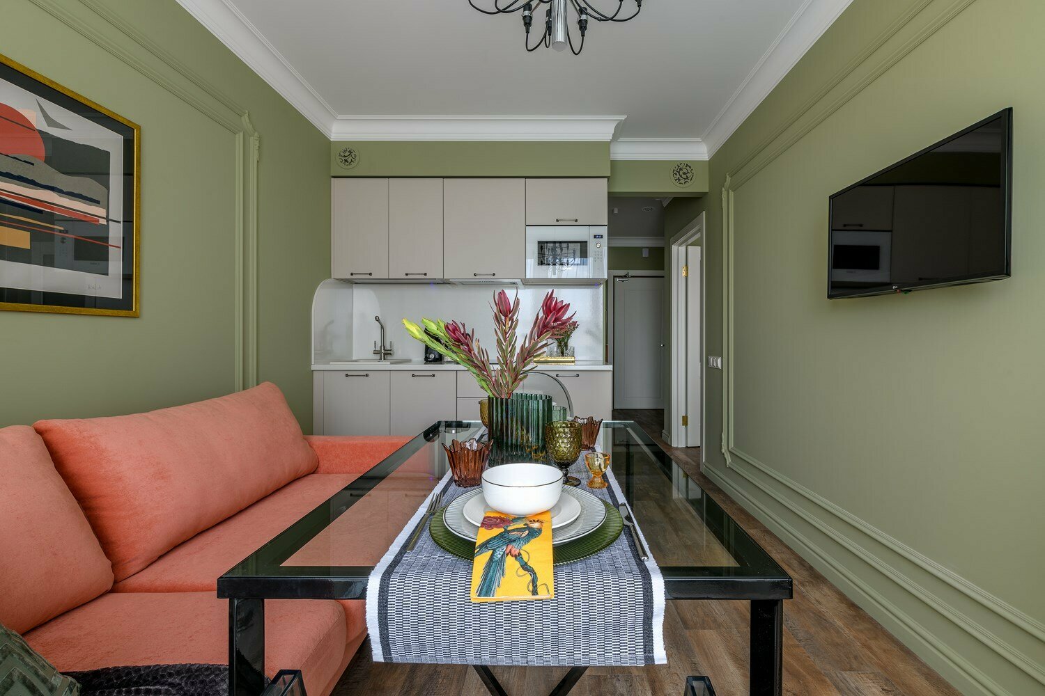 "Литта" 40 кв.м с отдельней спальней с кондиционером