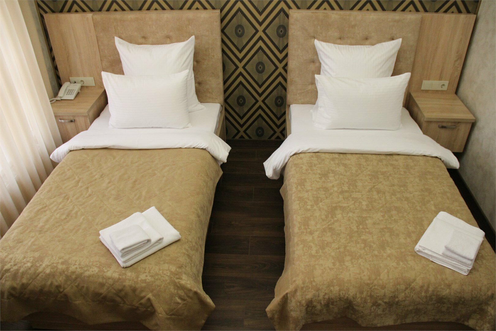 Небольшой двухместный номер с 1 кроватью или 2 отдельными кроватями