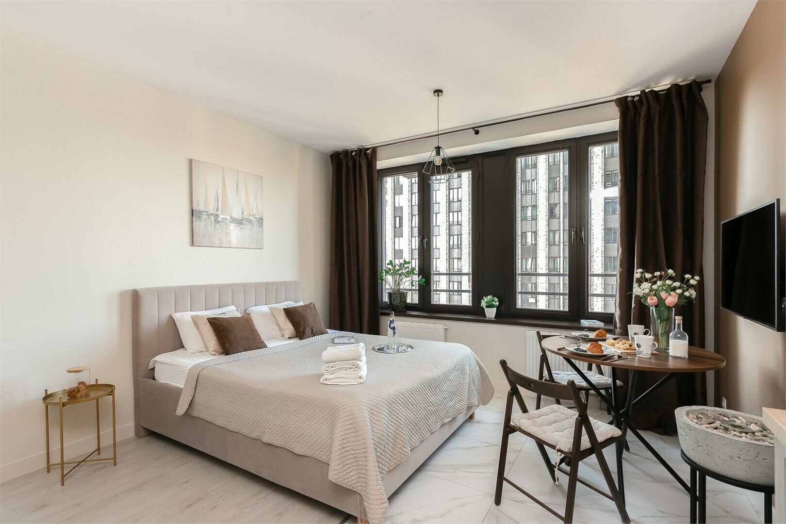 Latte - 3х местные делюкс апартаменты в "Савеловский-Сити" (10 этаж)