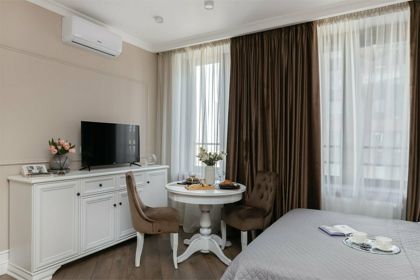 Venezia - 2х местные делюкс-апартаменты в "Савеловский-Сити" (17 этаж)