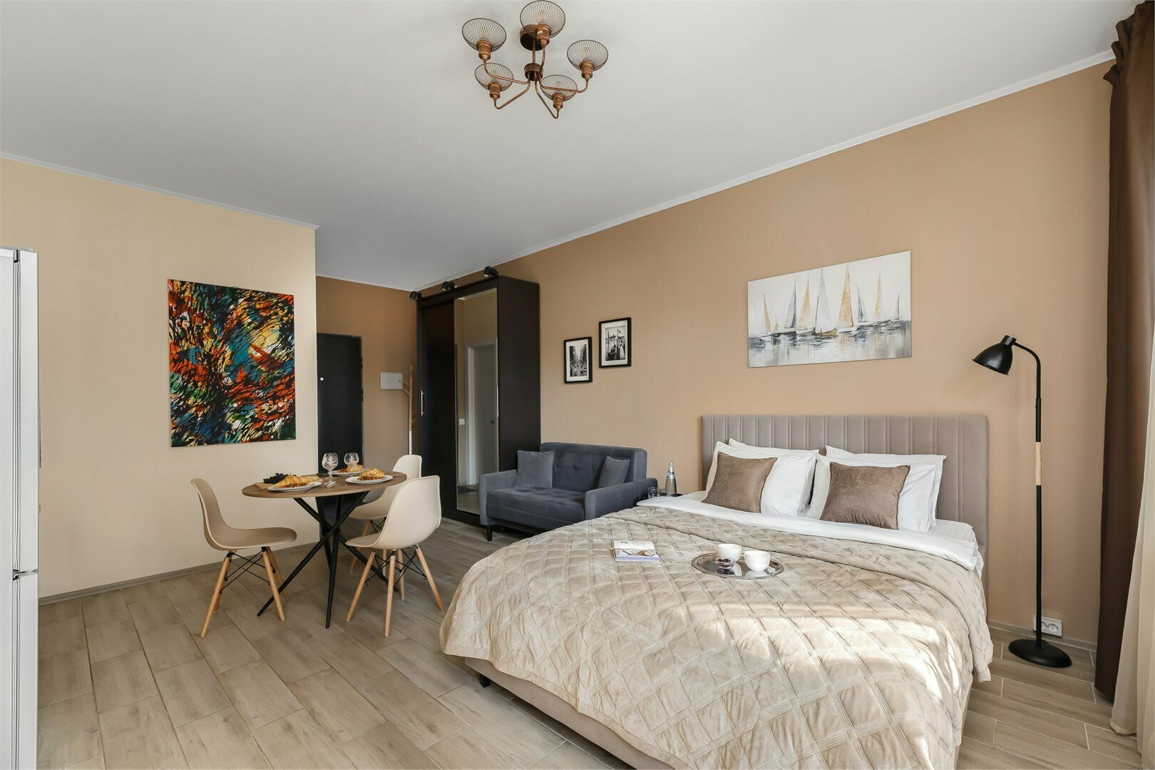 Brownie - 3х местные апартаменты в "Савеловский-Сити" (3 этаж)