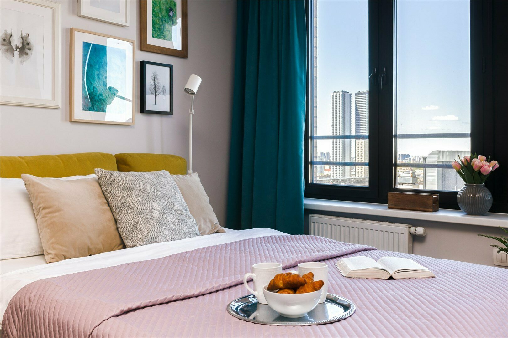 Aquamarine - 3х местные делюкс апартаменты в "Савеловский-Сити" (24 этаж)