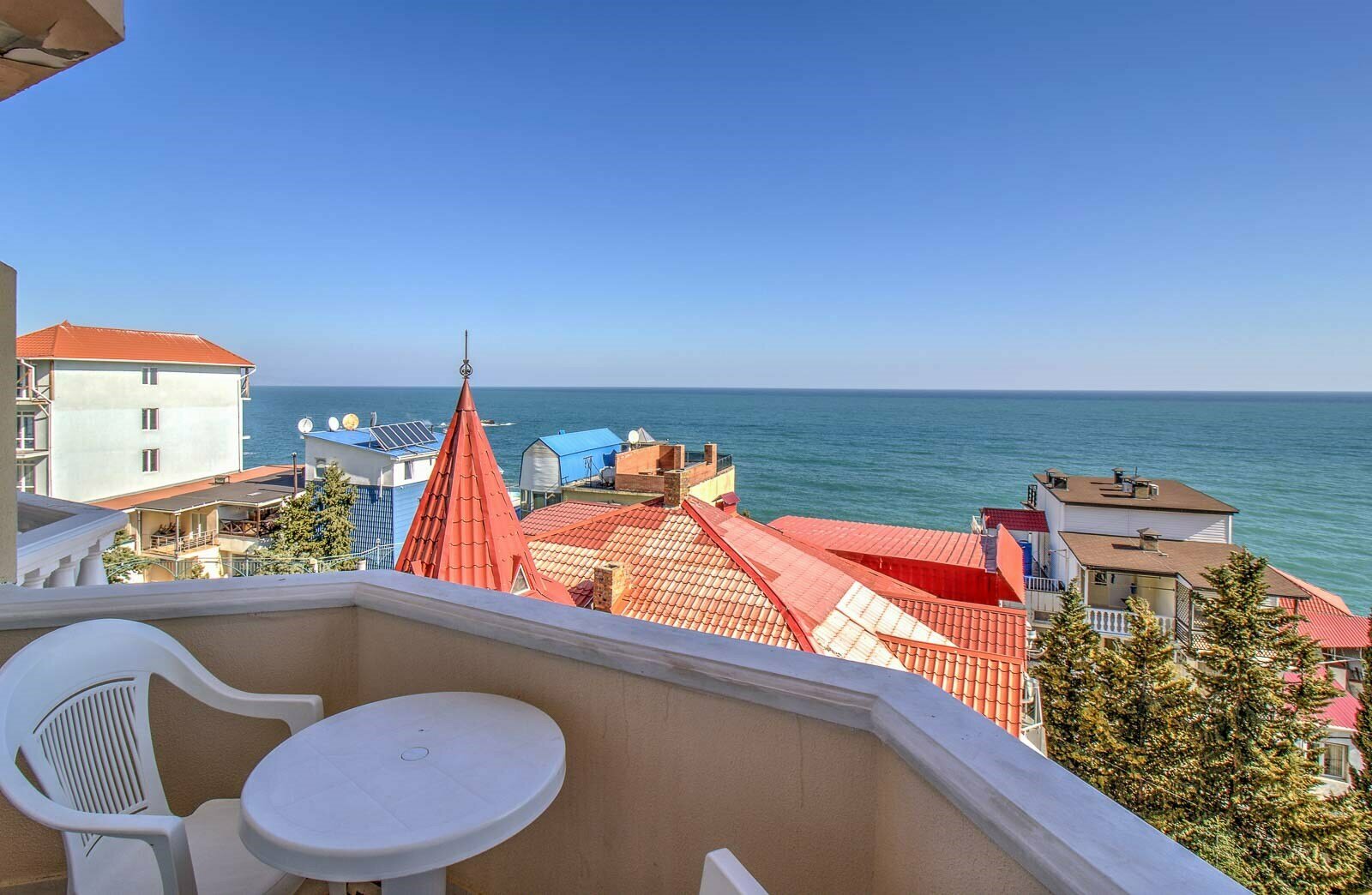 Люкс А двухкомнатный вид на море с балконами