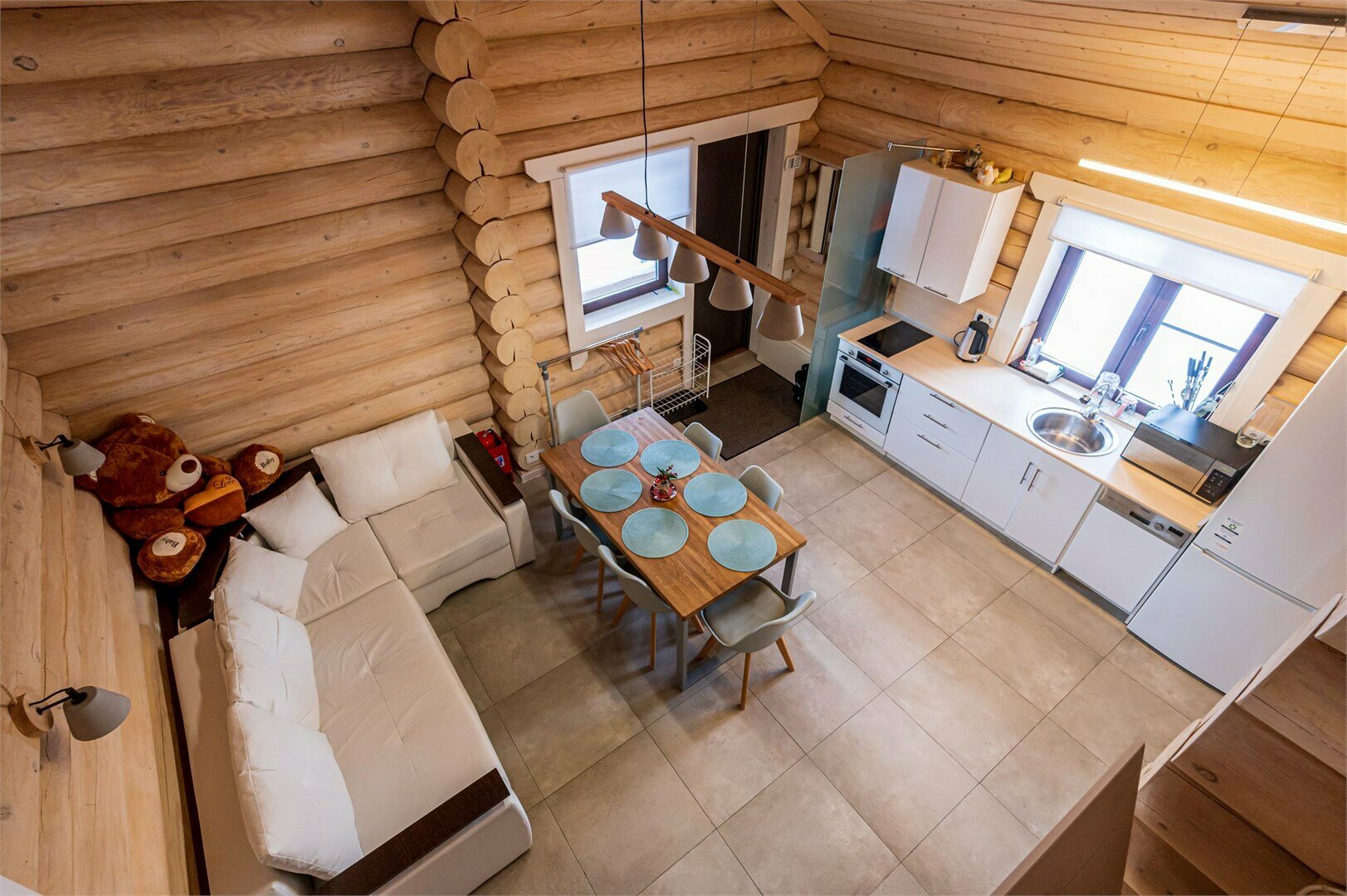 Дом с баней, камином и террасой 4+2