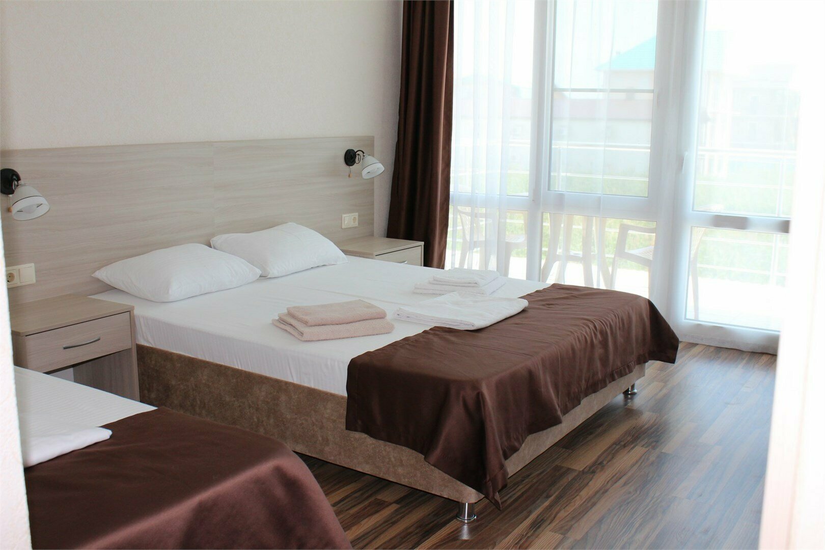 Трехместный номер с видом на море