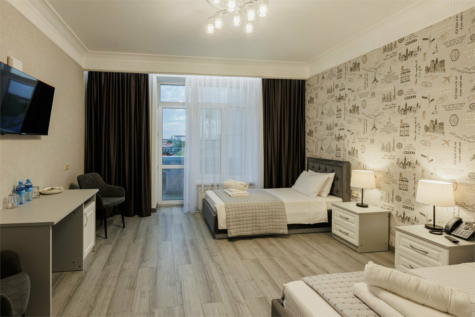 Двухместный номер с 2 отдельными кроватями и ванной