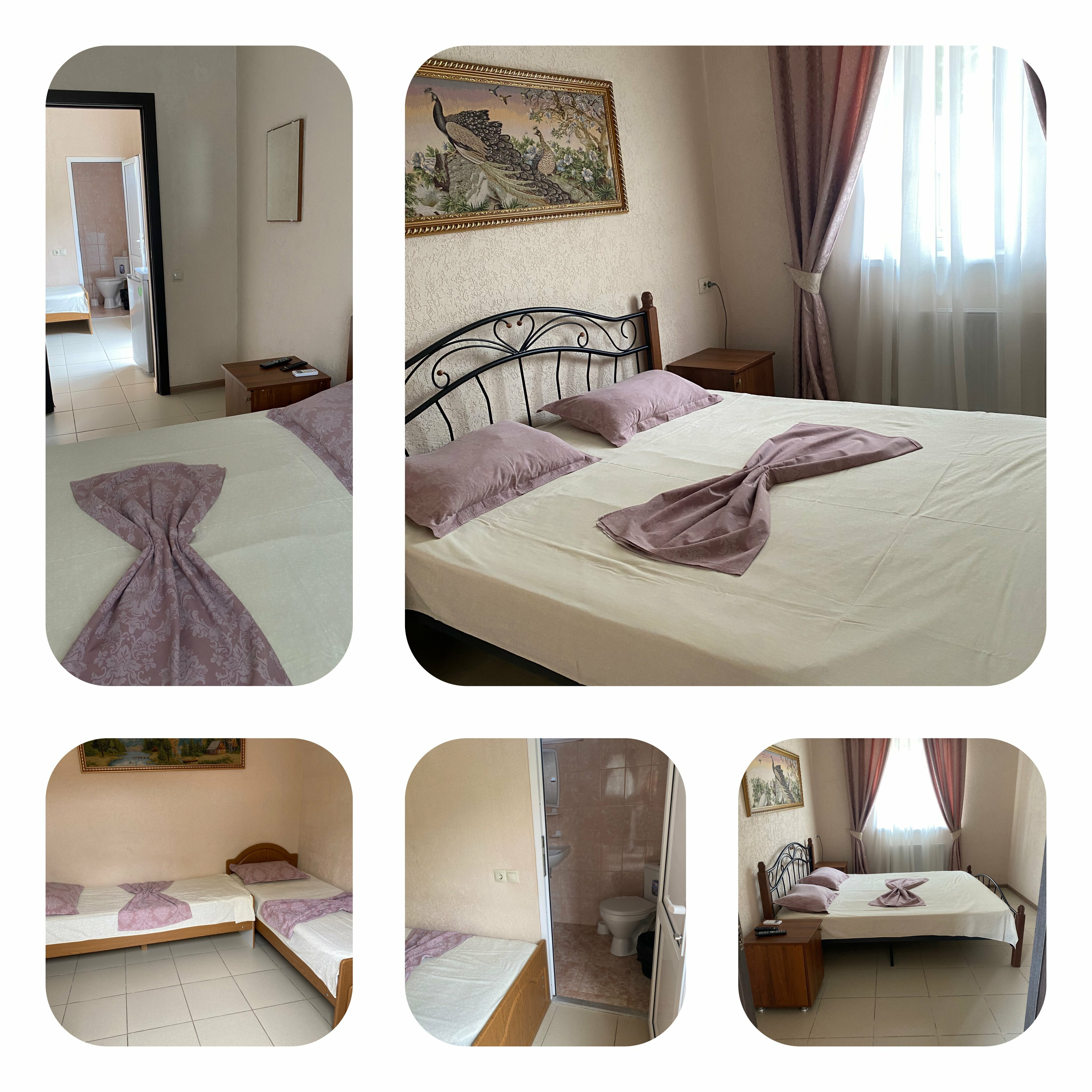 Семейный номер с душем