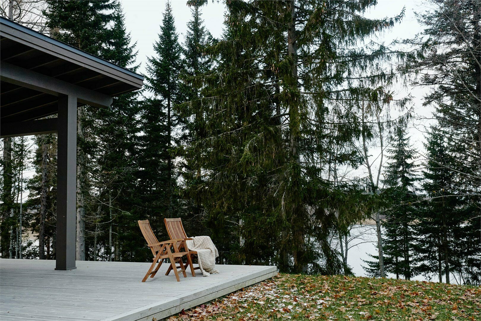 Коттедж с террасой и 2 спальнями