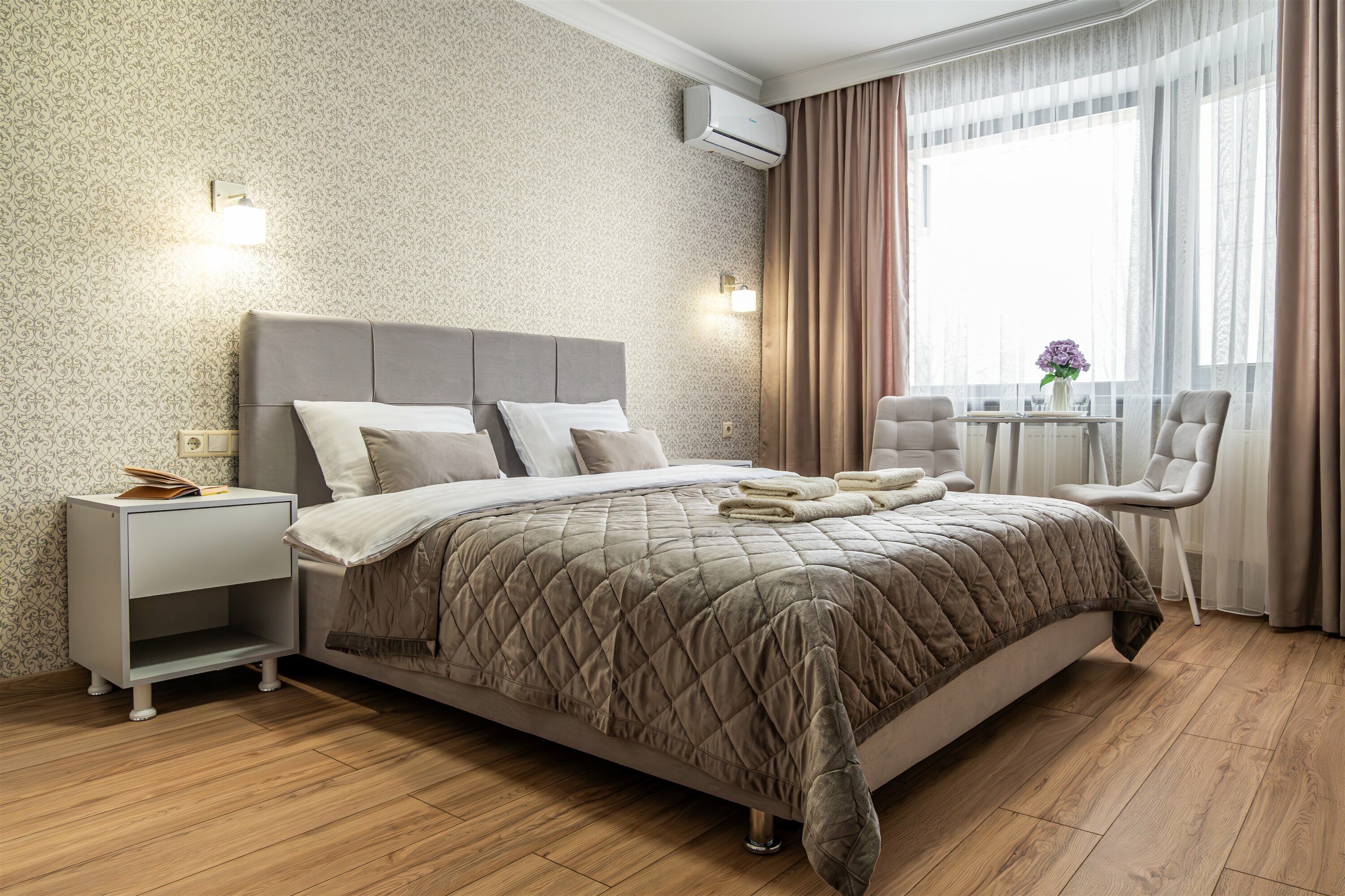 Небольшой двухместный номер с 1 кроватью