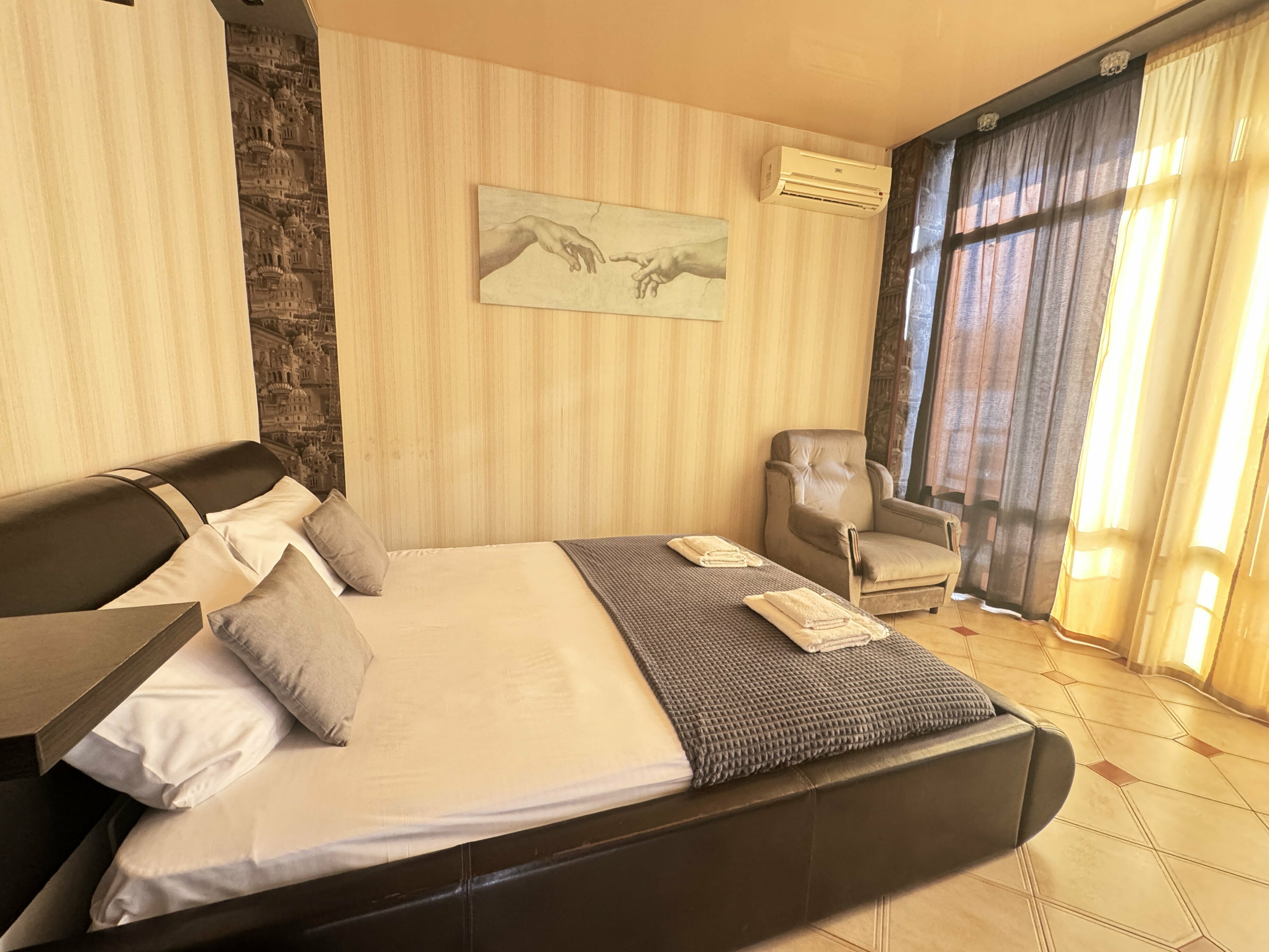 Двухместный номер комфорт с балконом, с доп местом