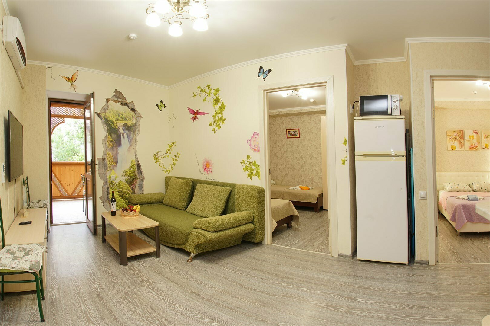 Семейный с 2 спальнями