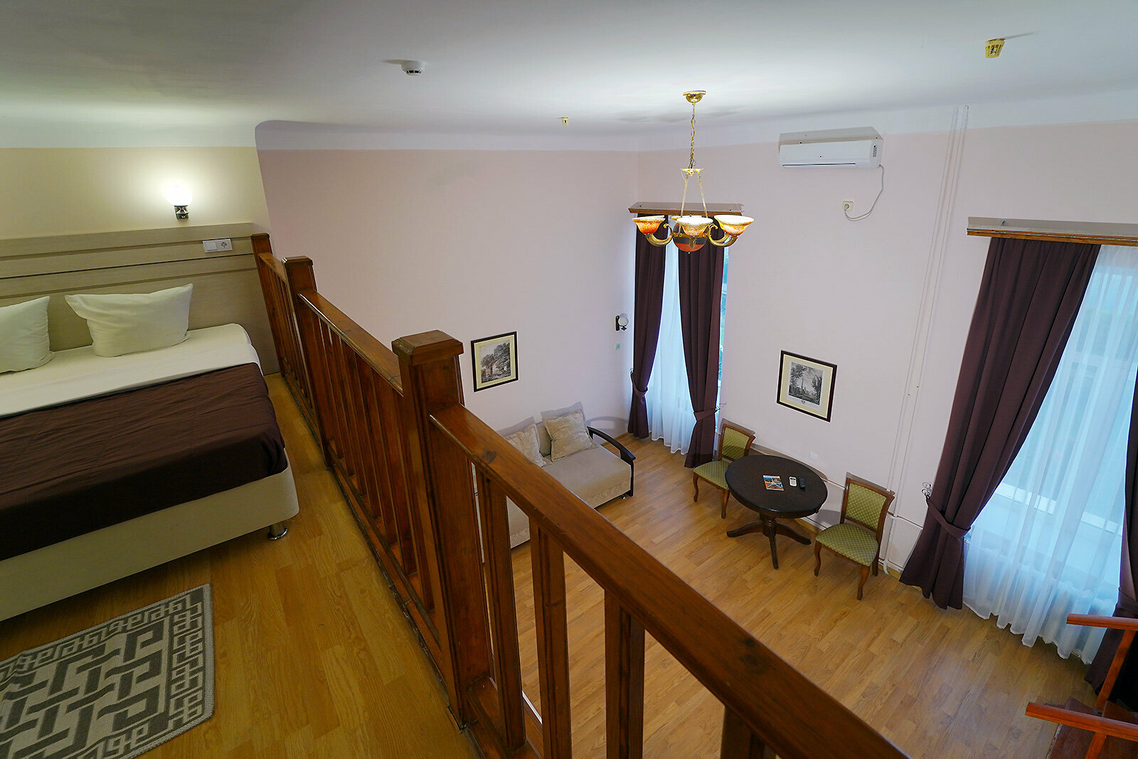 2-х уровневый семейный номер с видом на море, без балкона