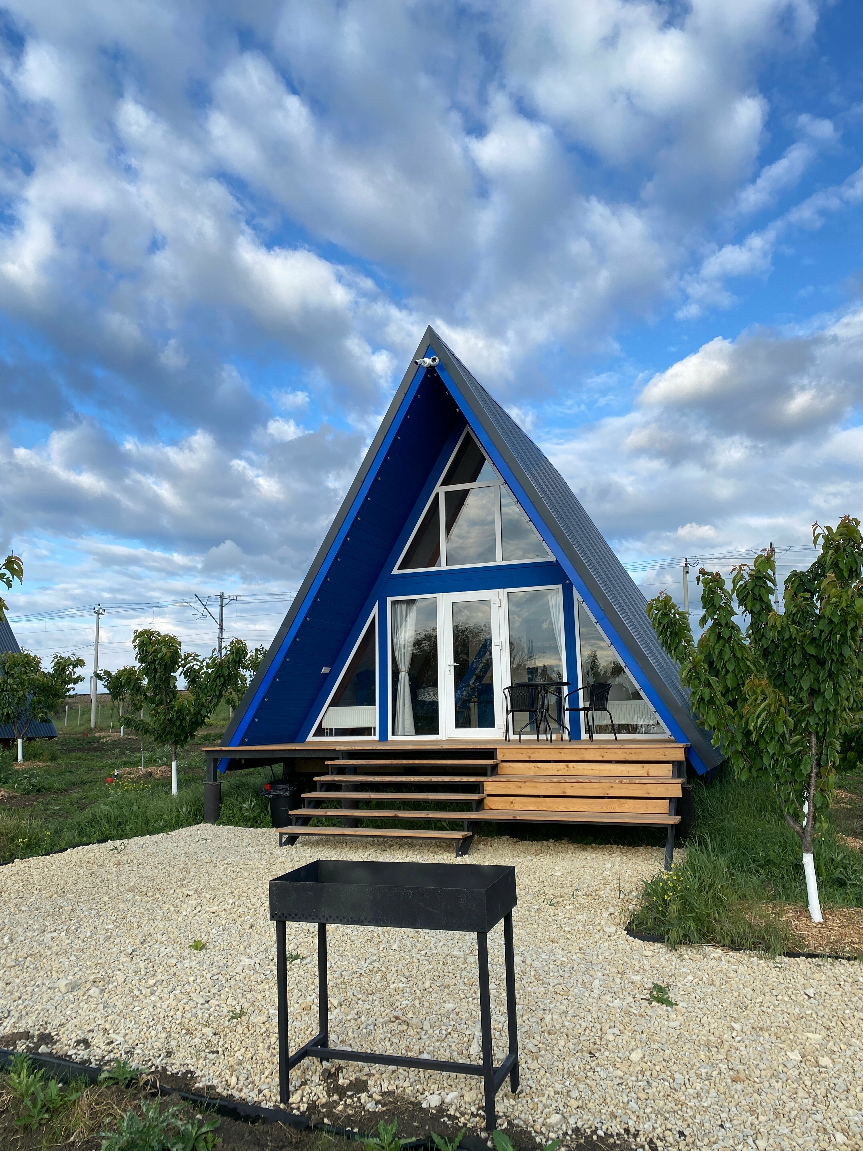 А-фрейм синий