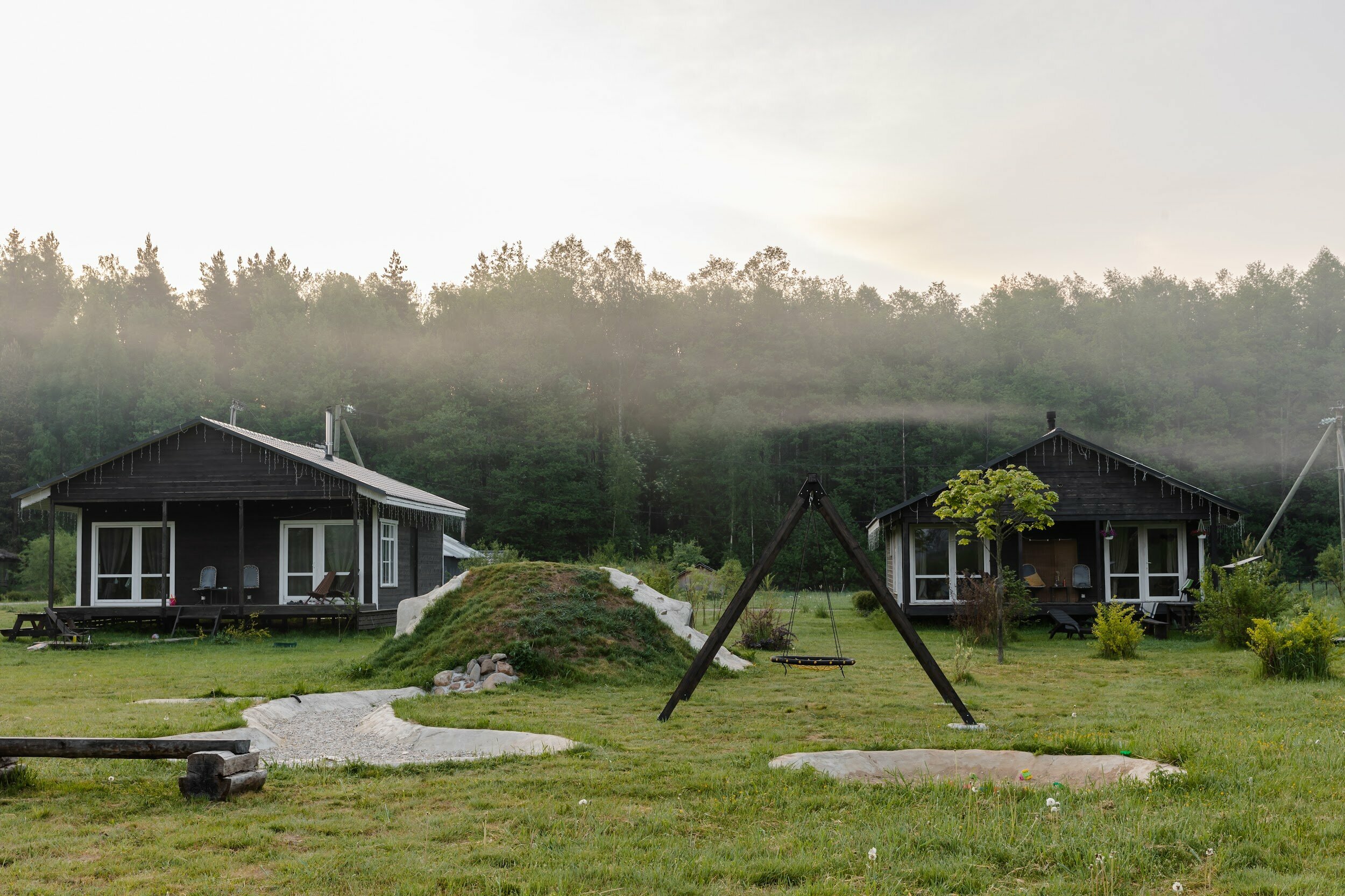 Шале в японском саду