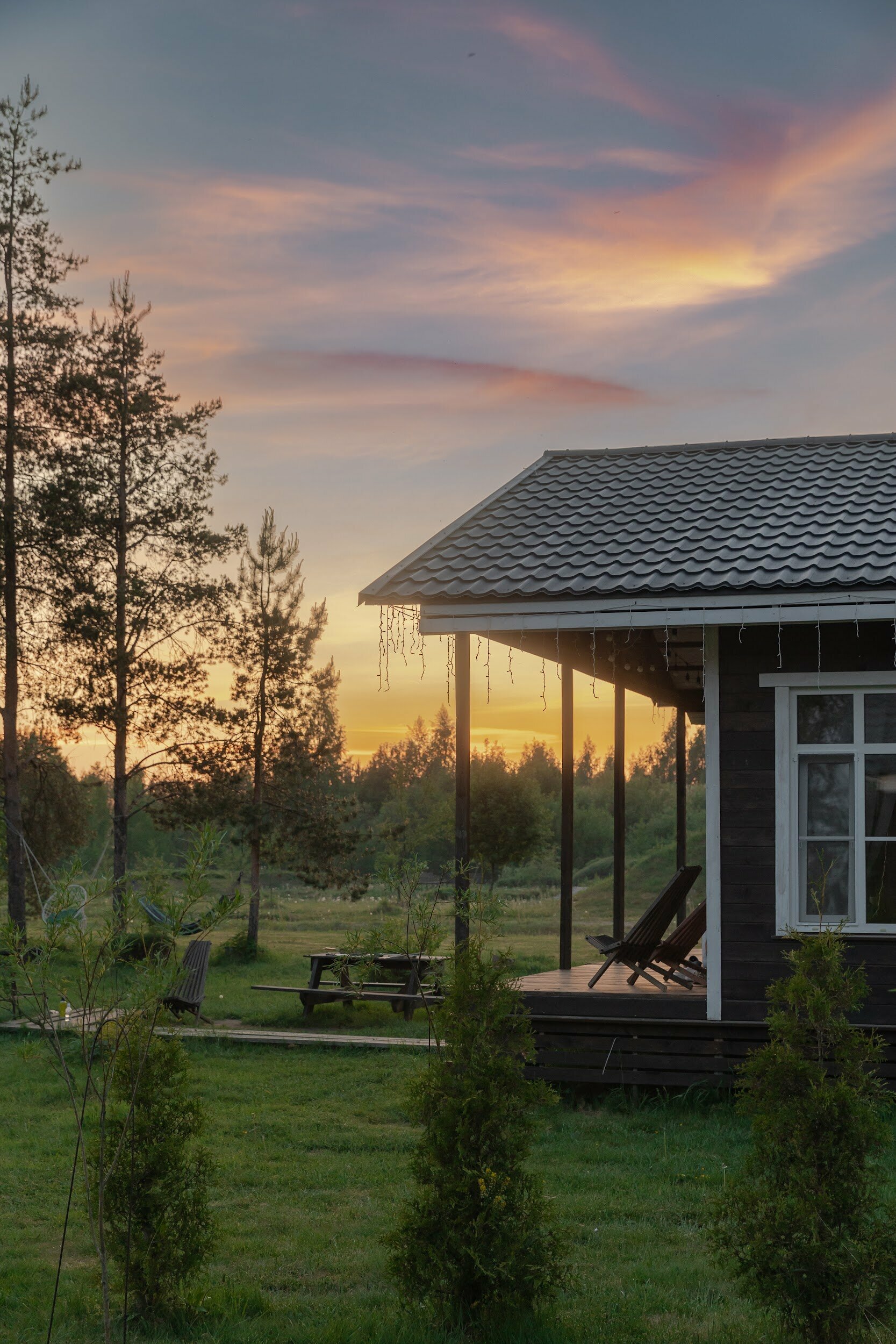 Шале в японском саду