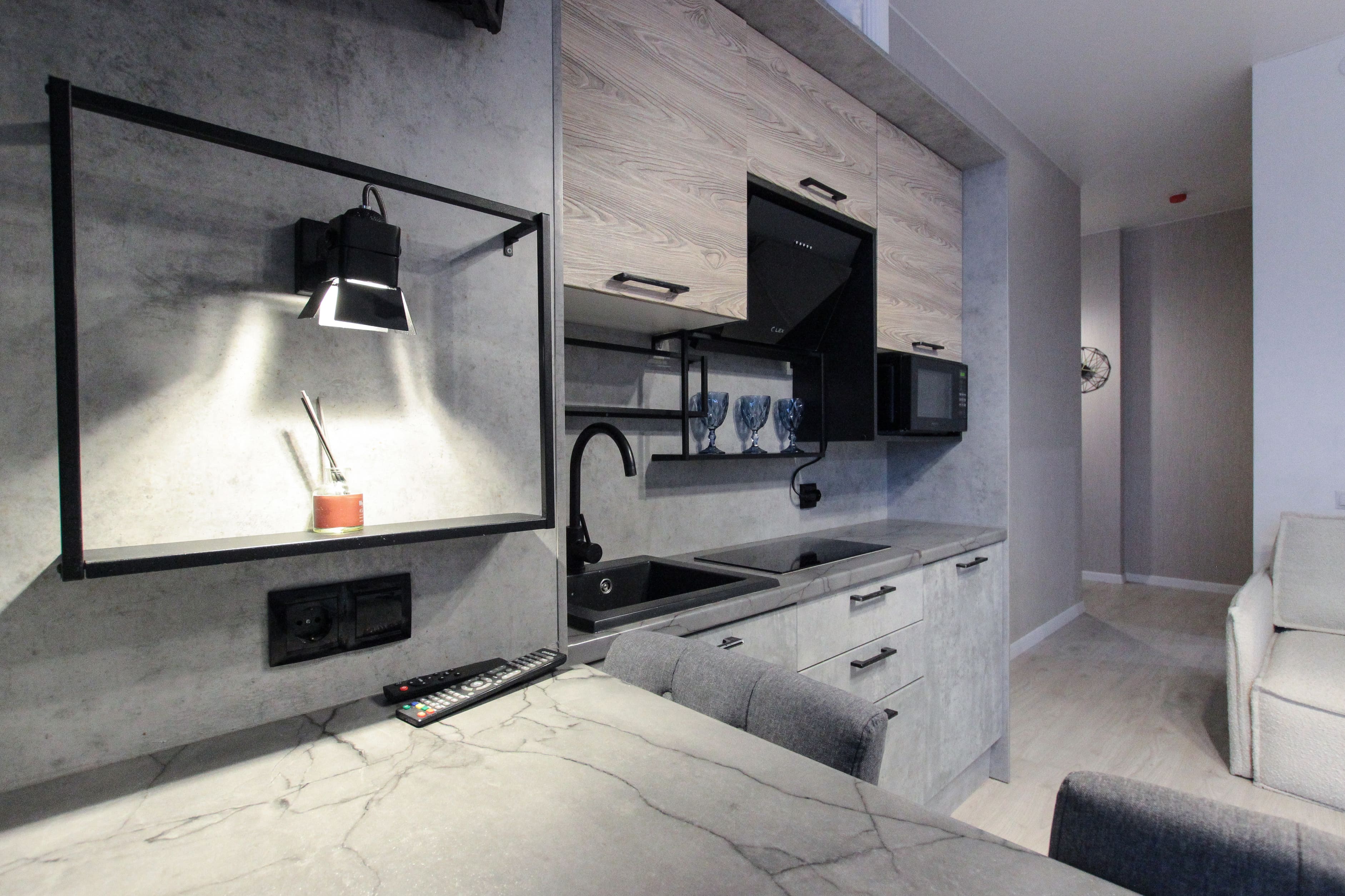 Апартаменты с 1 спальней