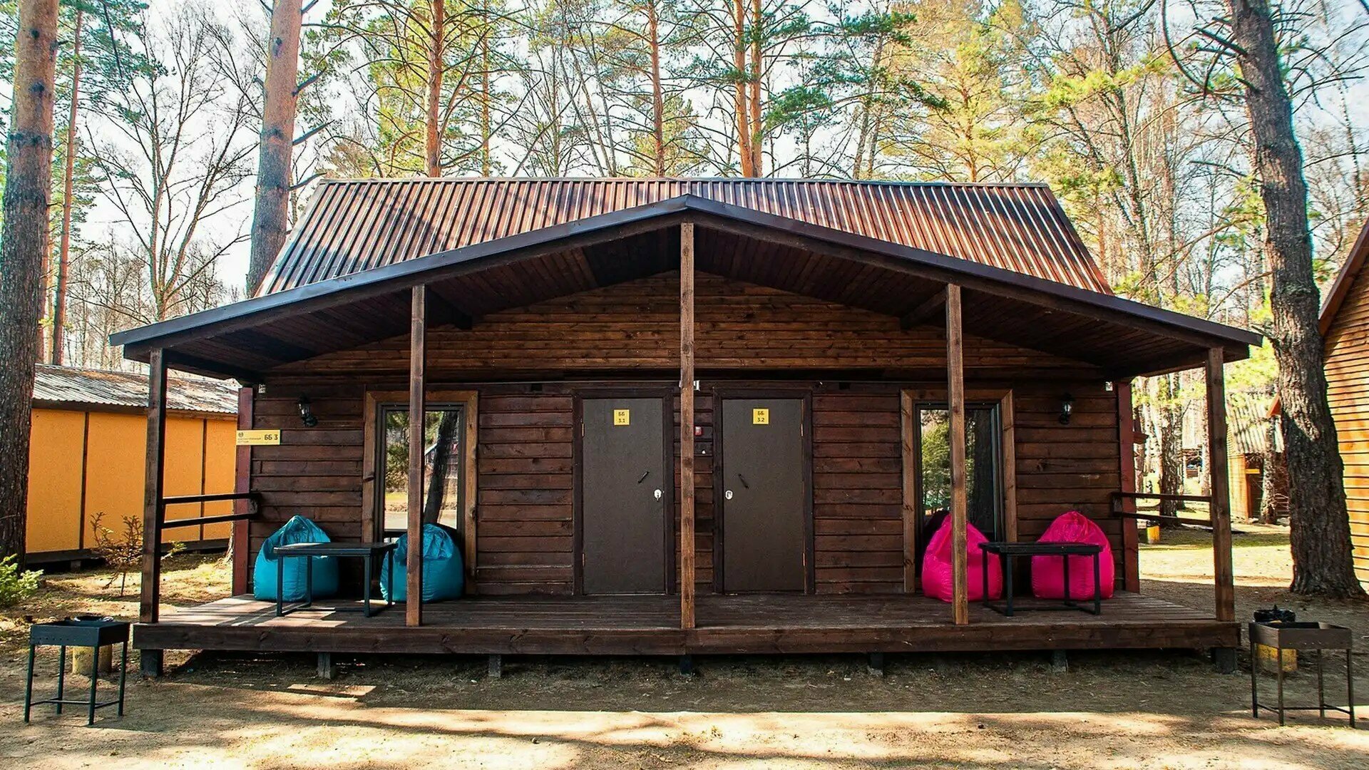 Двухместный номер с 1 кроватью и террасой