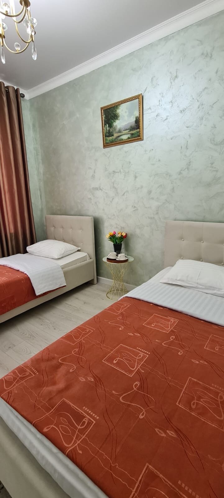 Двухместный номер с 2 отдельными кроватями и ванной