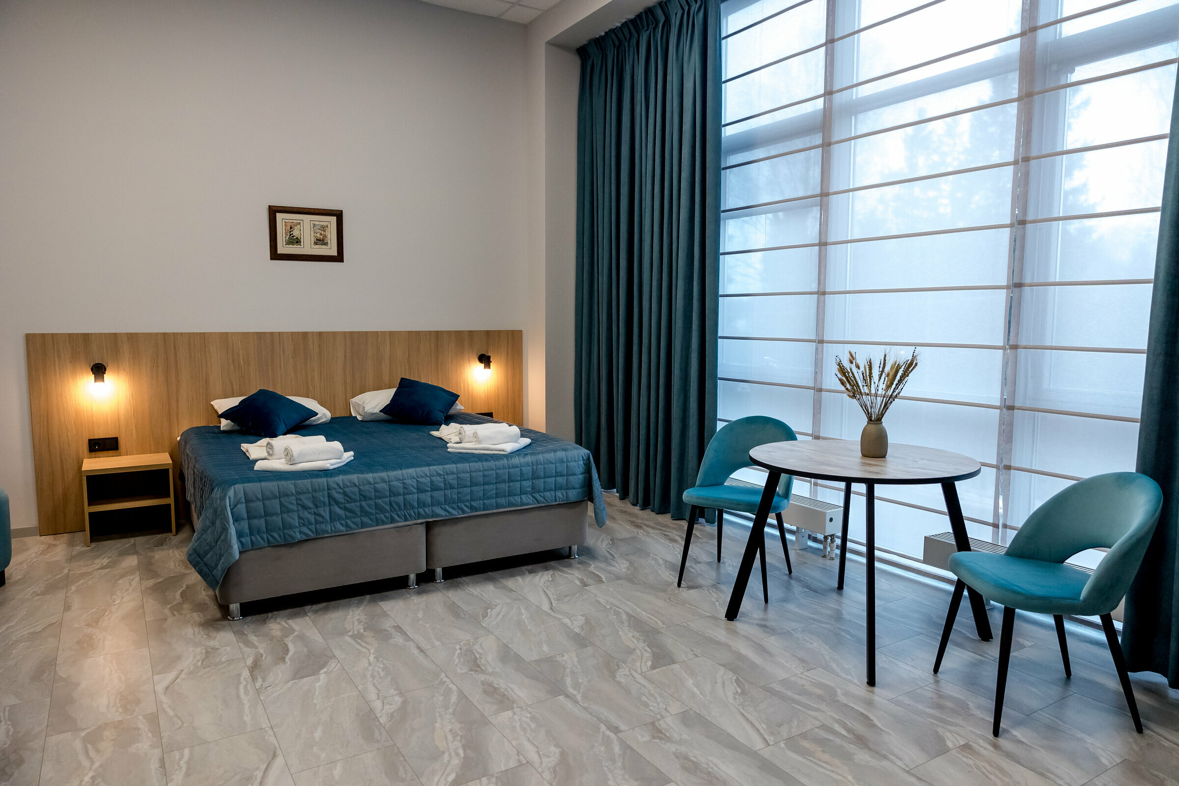 Улучшенный номер с кроватью размера «king-size» или 2 отдельными кроватями