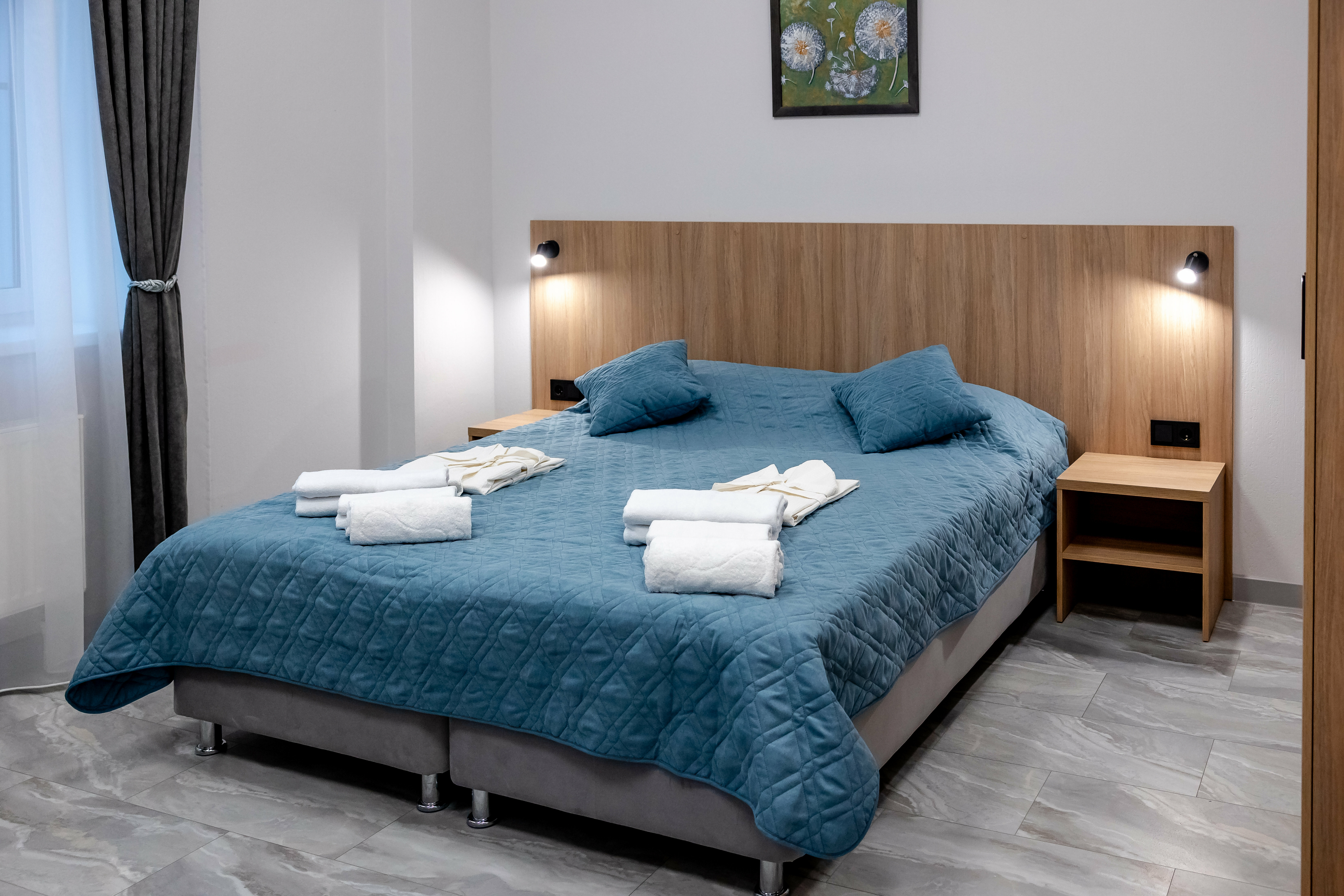 Стандартный двухместный номер с 1 кроватью или 2 отдельными кроватями