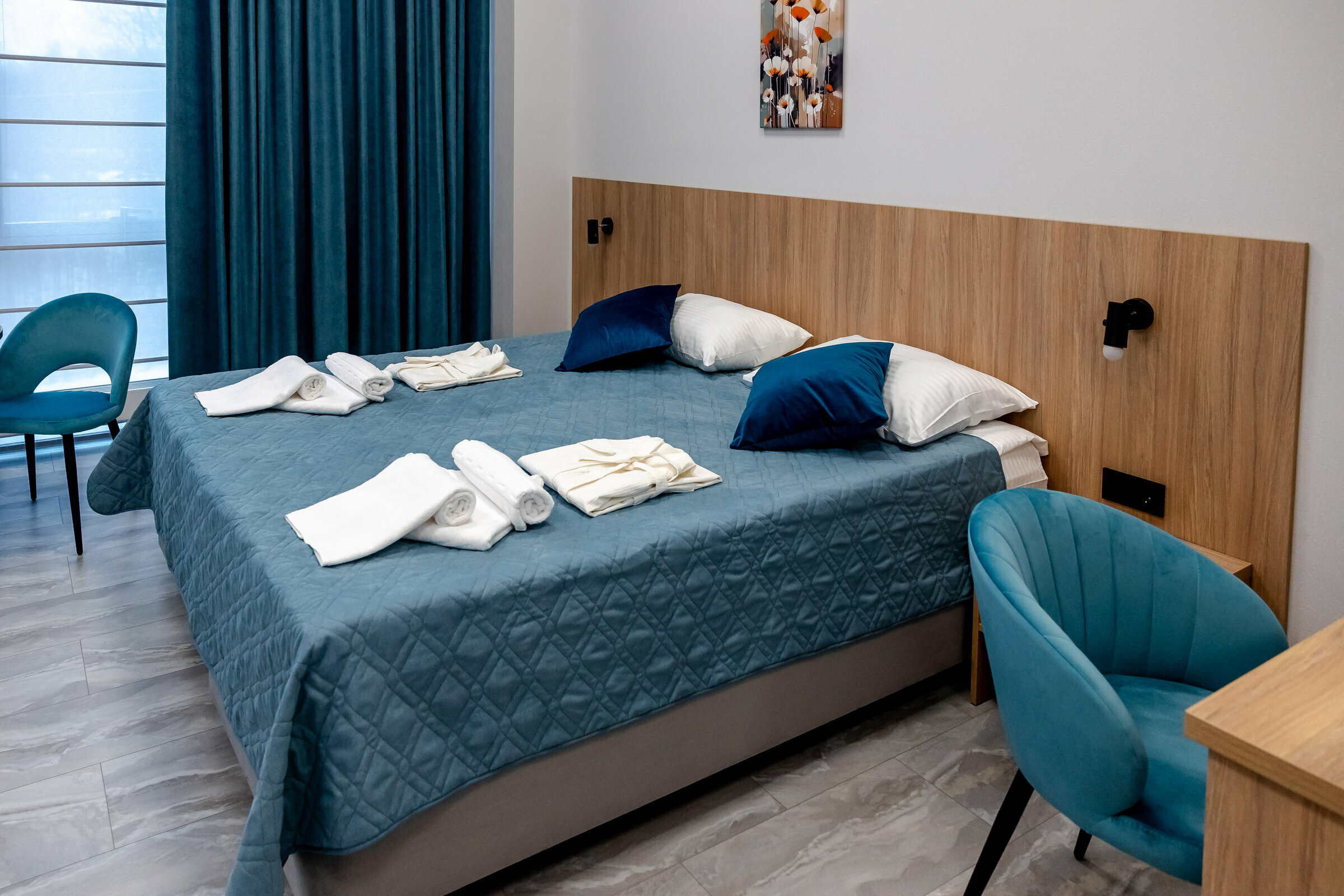 Улучшенный номер с кроватью размера «king-size» или 2 отдельными кроватями