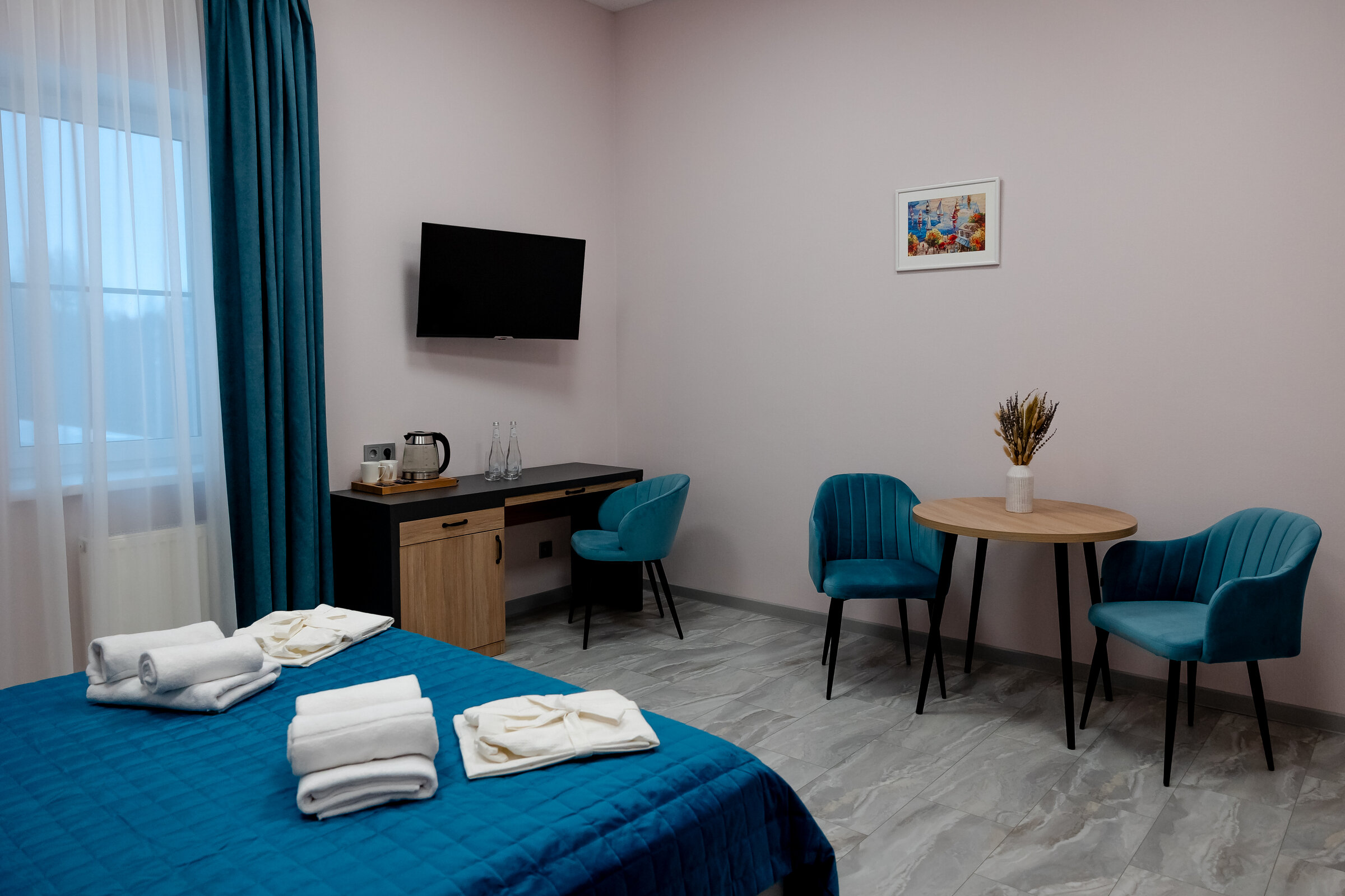 Улучшенный номер с кроватью размера «king-size» или 2 отдельными кроватями