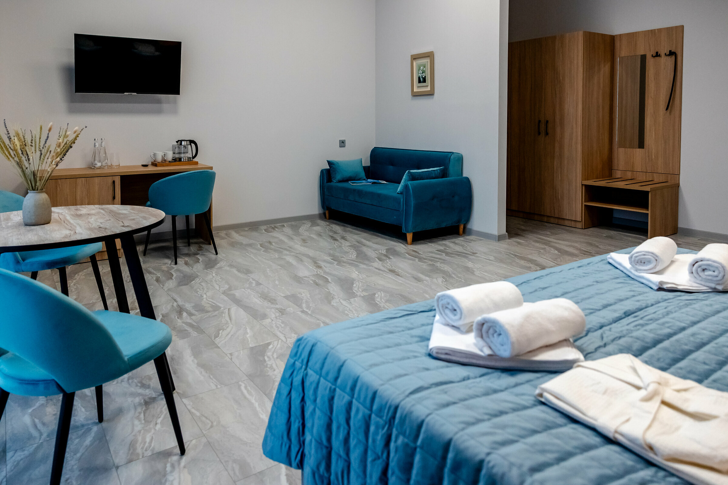 Улучшенный номер с кроватью размера «king-size» или 2 отдельными кроватями