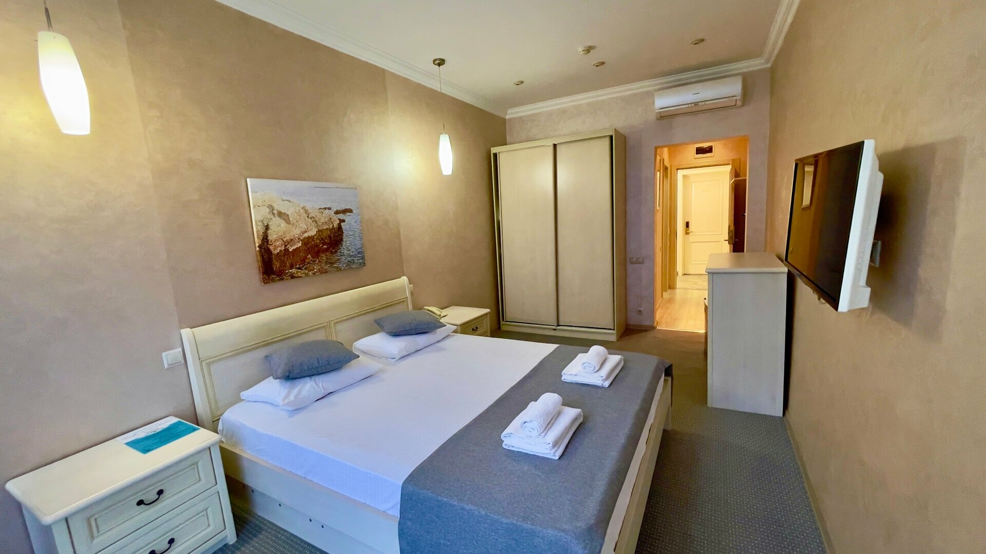 Двухместный номер Делюкс с 1 кроватью и видом на море