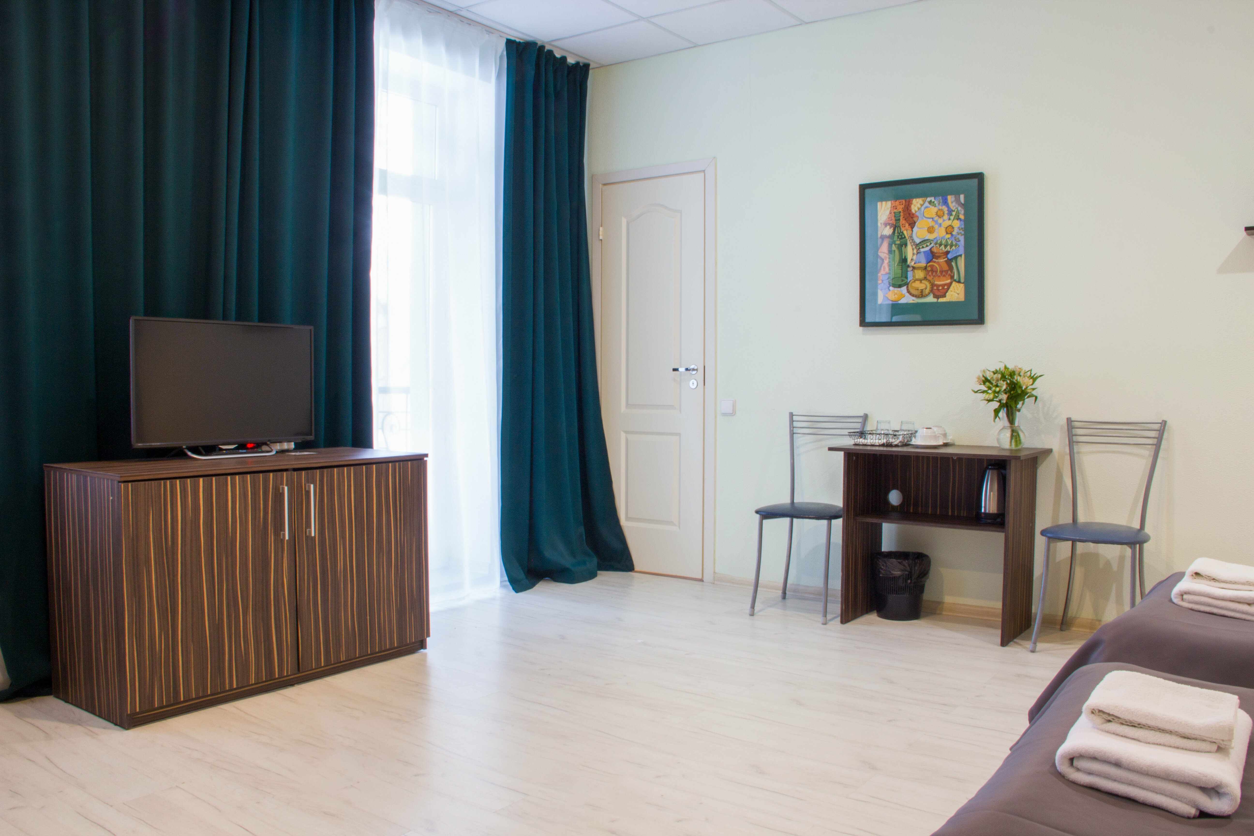 Двухместный номер с 2 отдельными кроватями и террасой