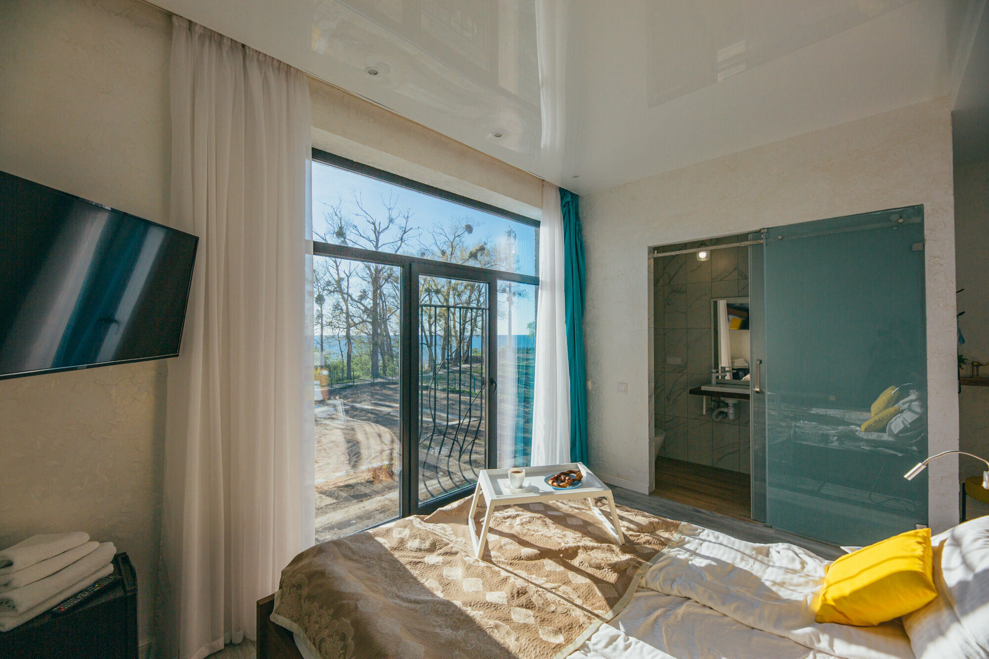 Двухместный номер Делюкс с 1 кроватью и видом на море