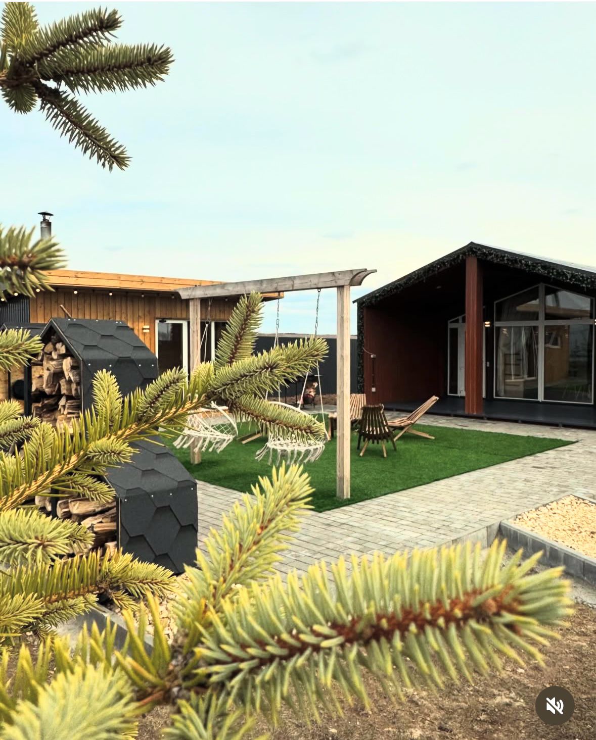 Дом с чаном и баней в Камском Устье (глэмпинг)