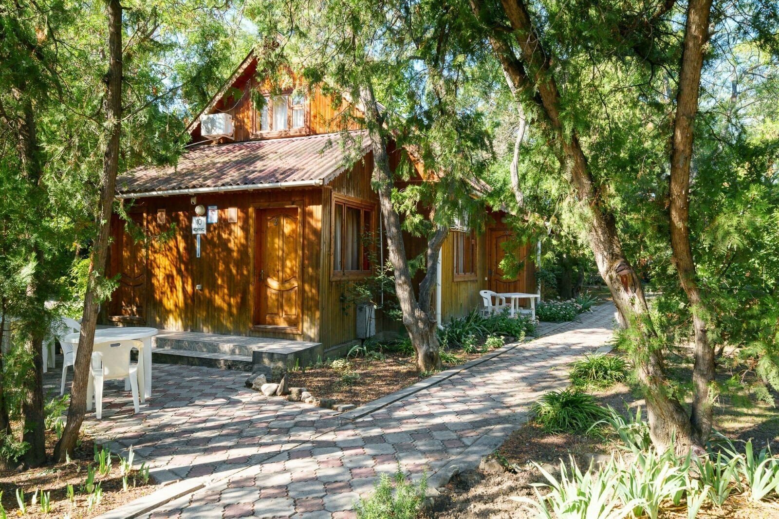 Эконом в деревянном коттедже 2-местный