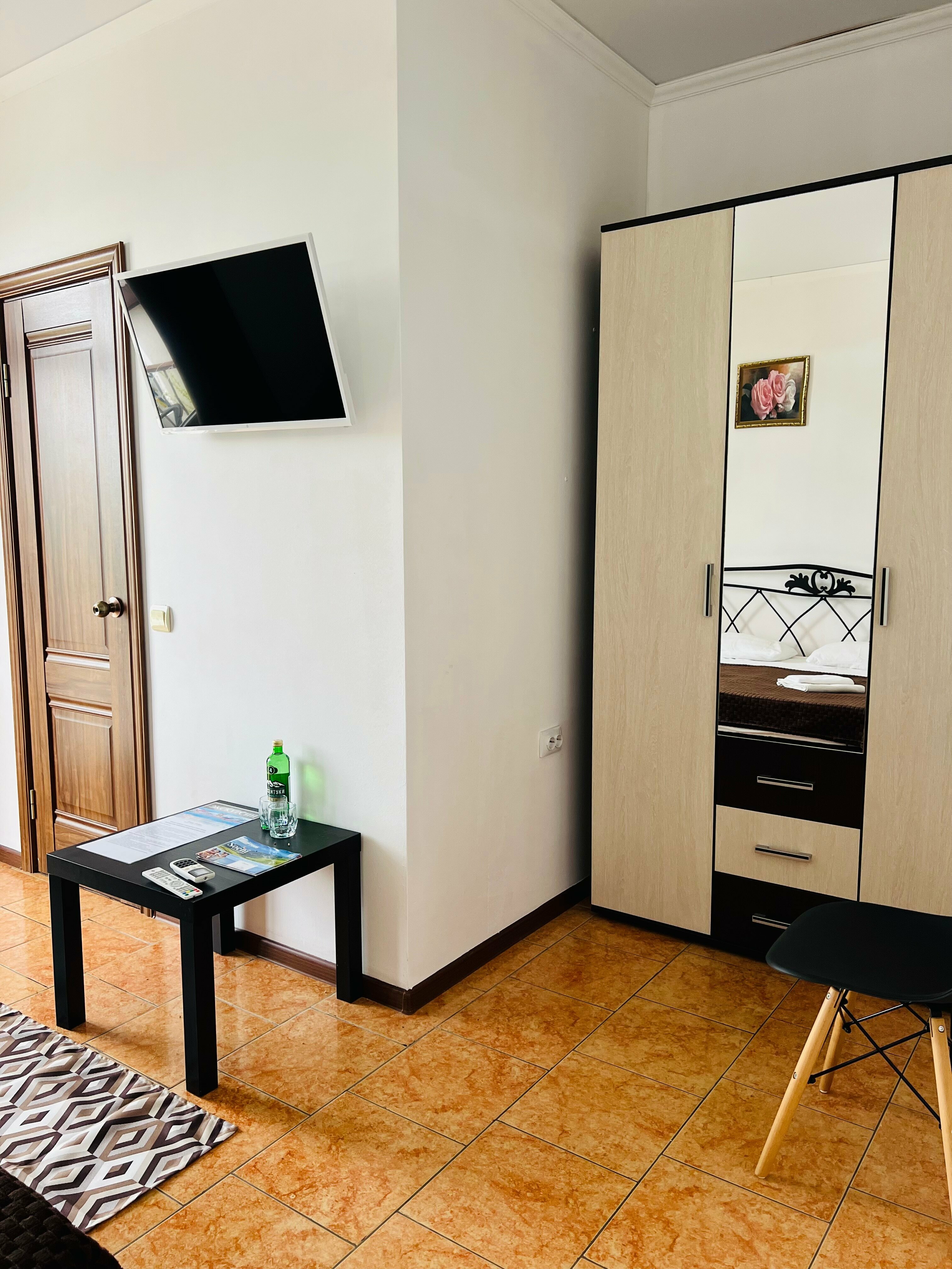 Двухместный номер Делюкс с 1 кроватью и балконом