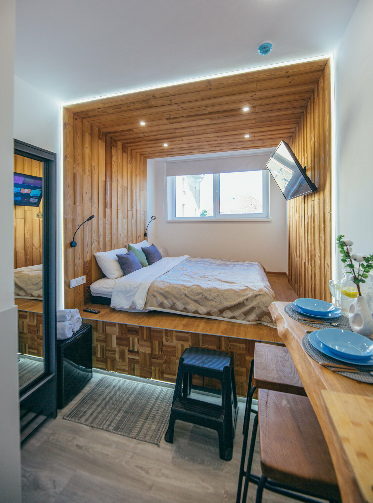 Мини-студия с выходом на террасу