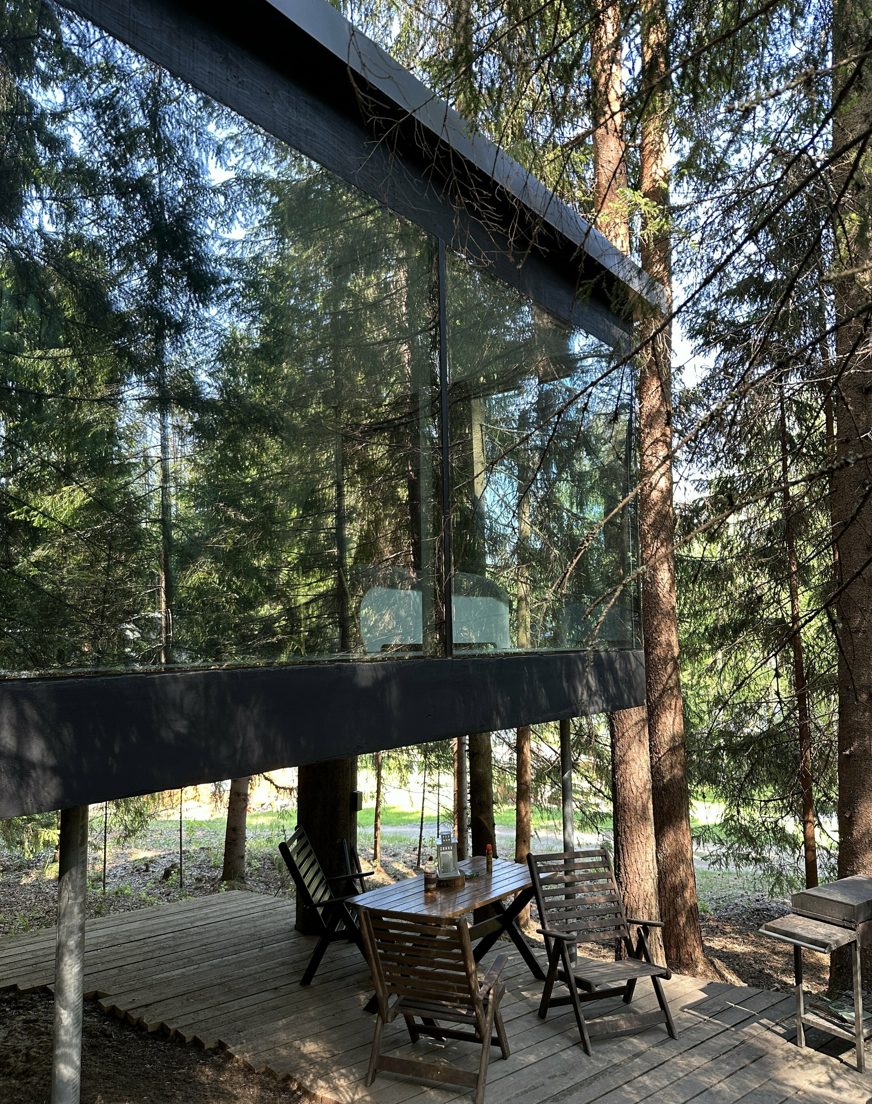 Коттедж с видом на лес