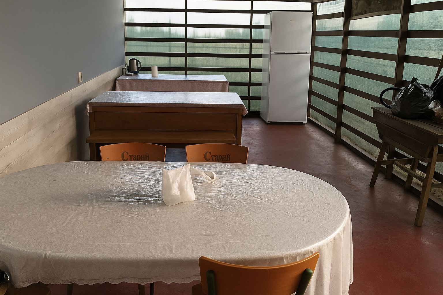 Двухместный номер с 1 кроватью и террасой