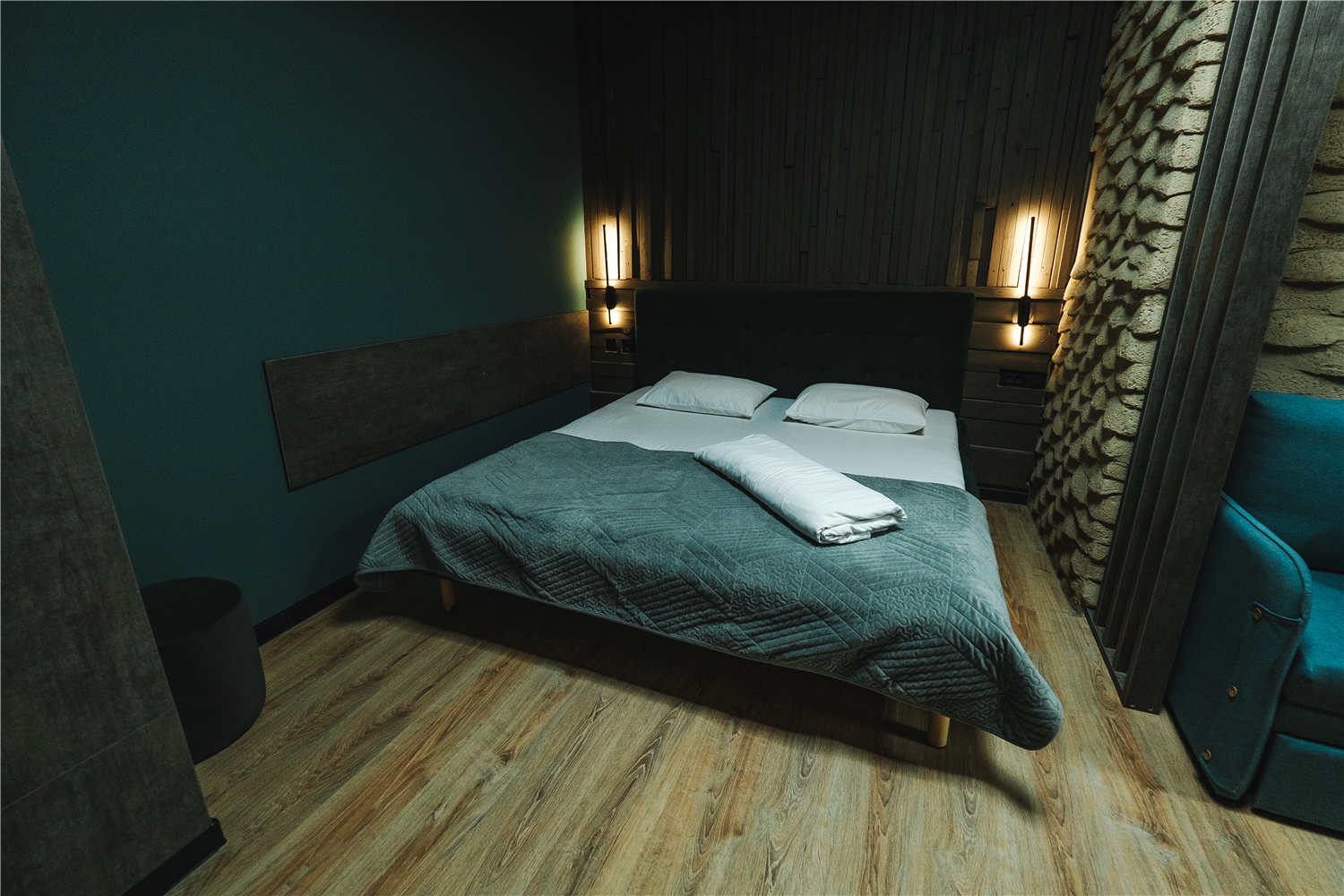 Двухместный номер с 1 кроватью и балконом