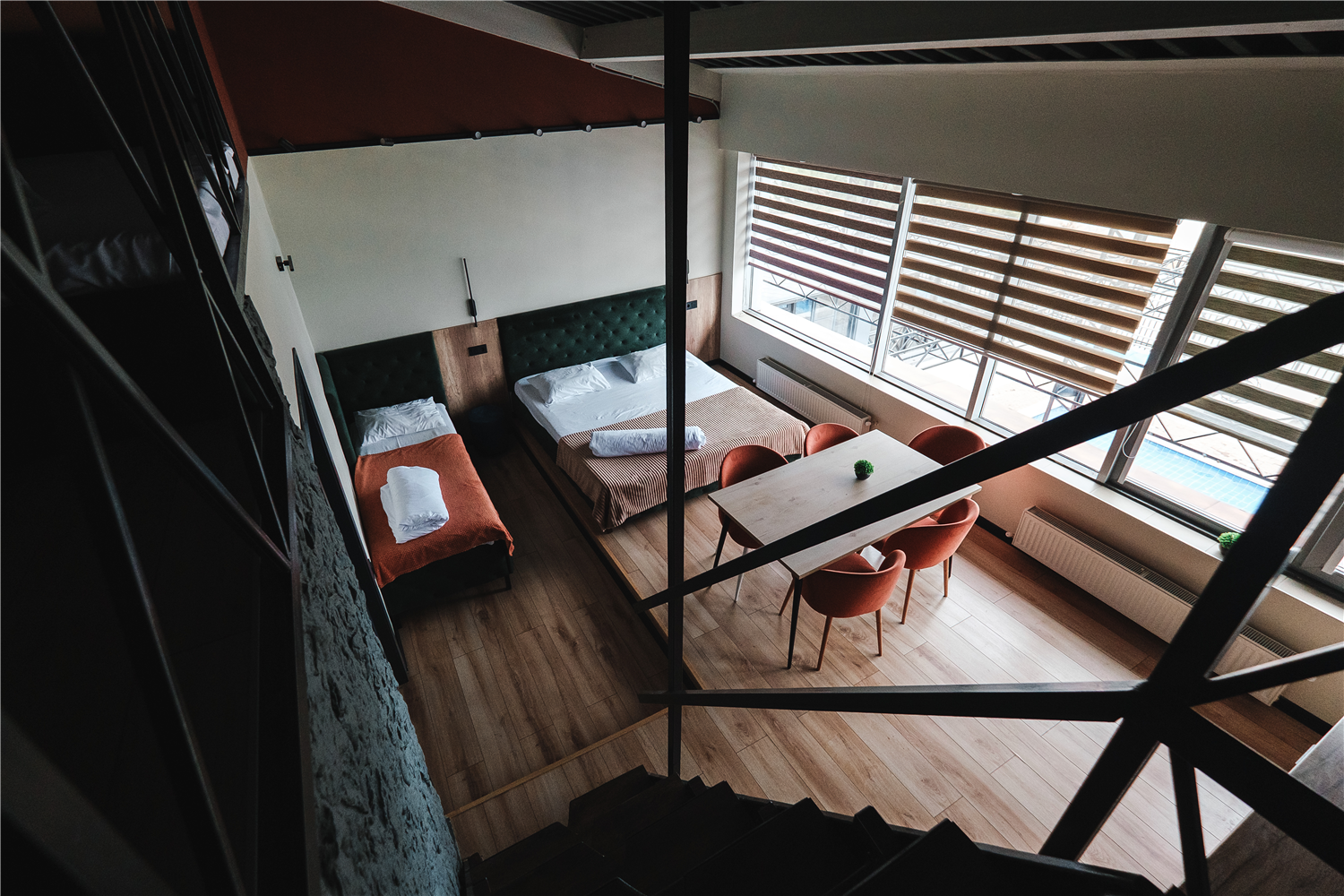 Четырехместный номер с видом на море