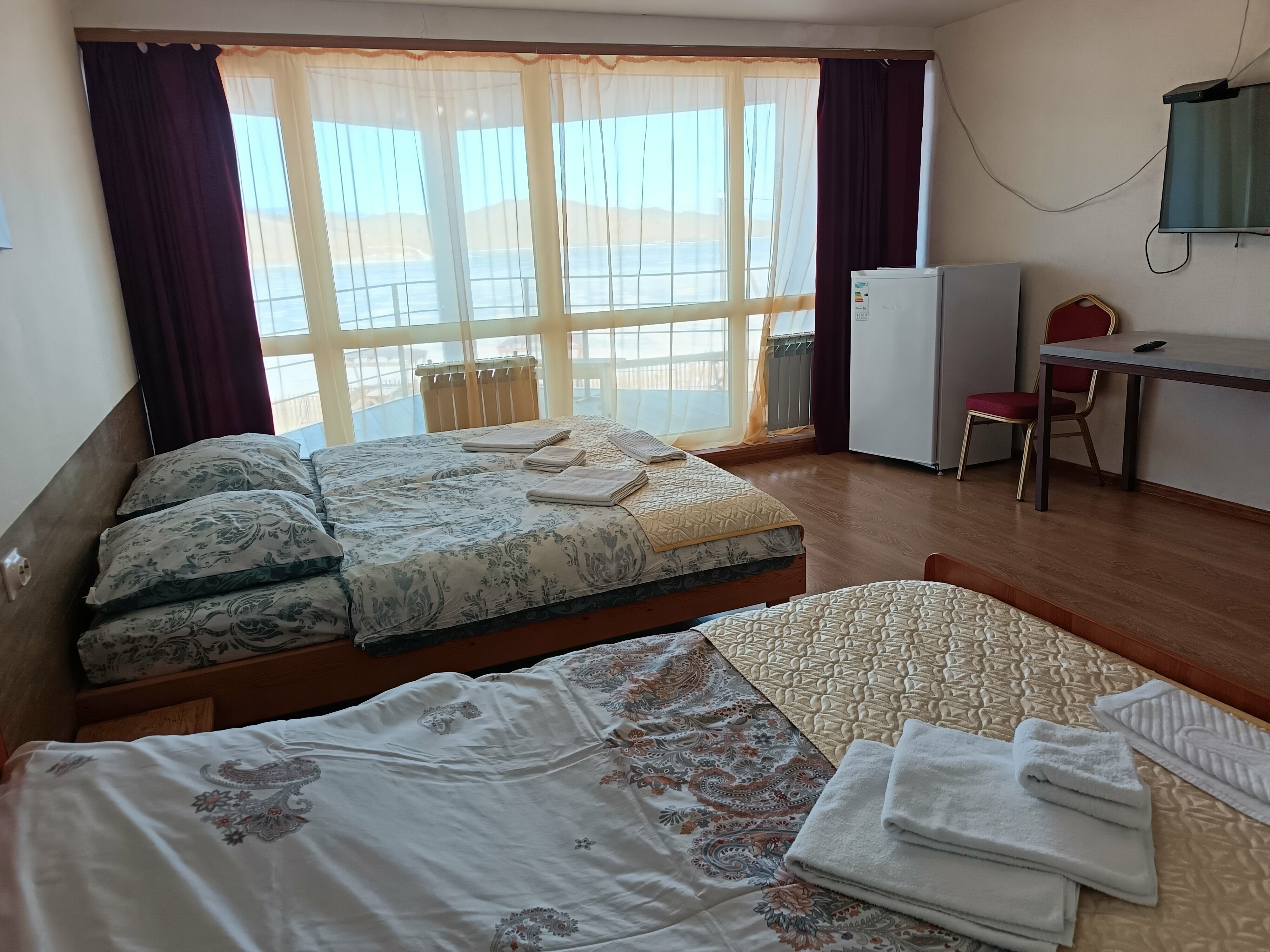 Четырехместный номер с видом на море