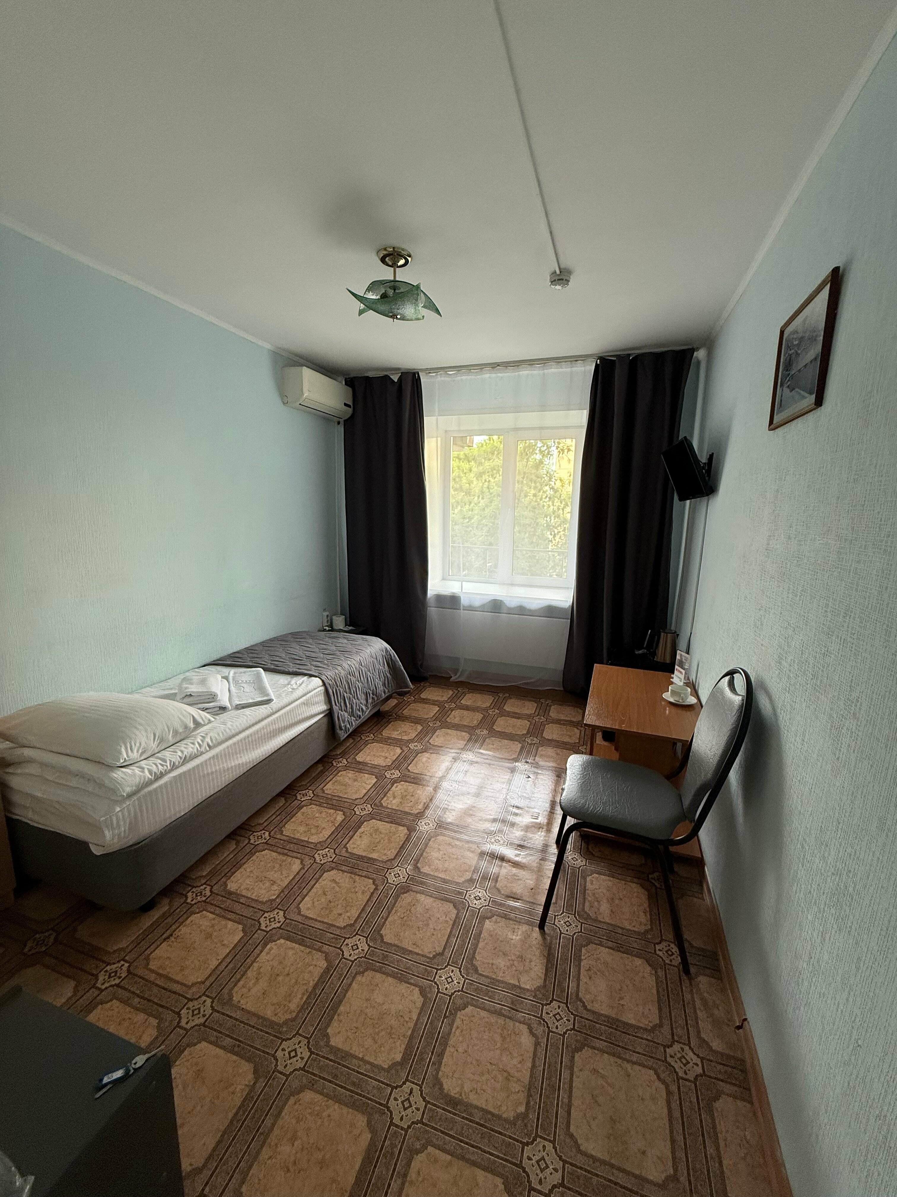 Эконом одноместный номер блочного типа