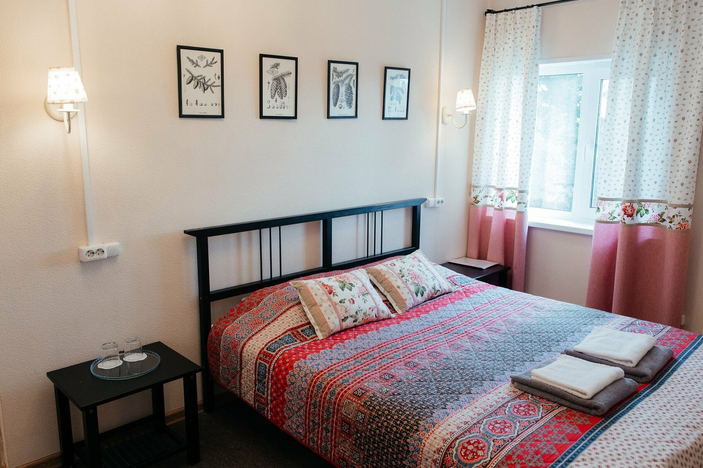 Двухместный номер с 1 кроватью и общей ванной комнатой