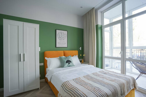 Студия "Изумруд" с террасой