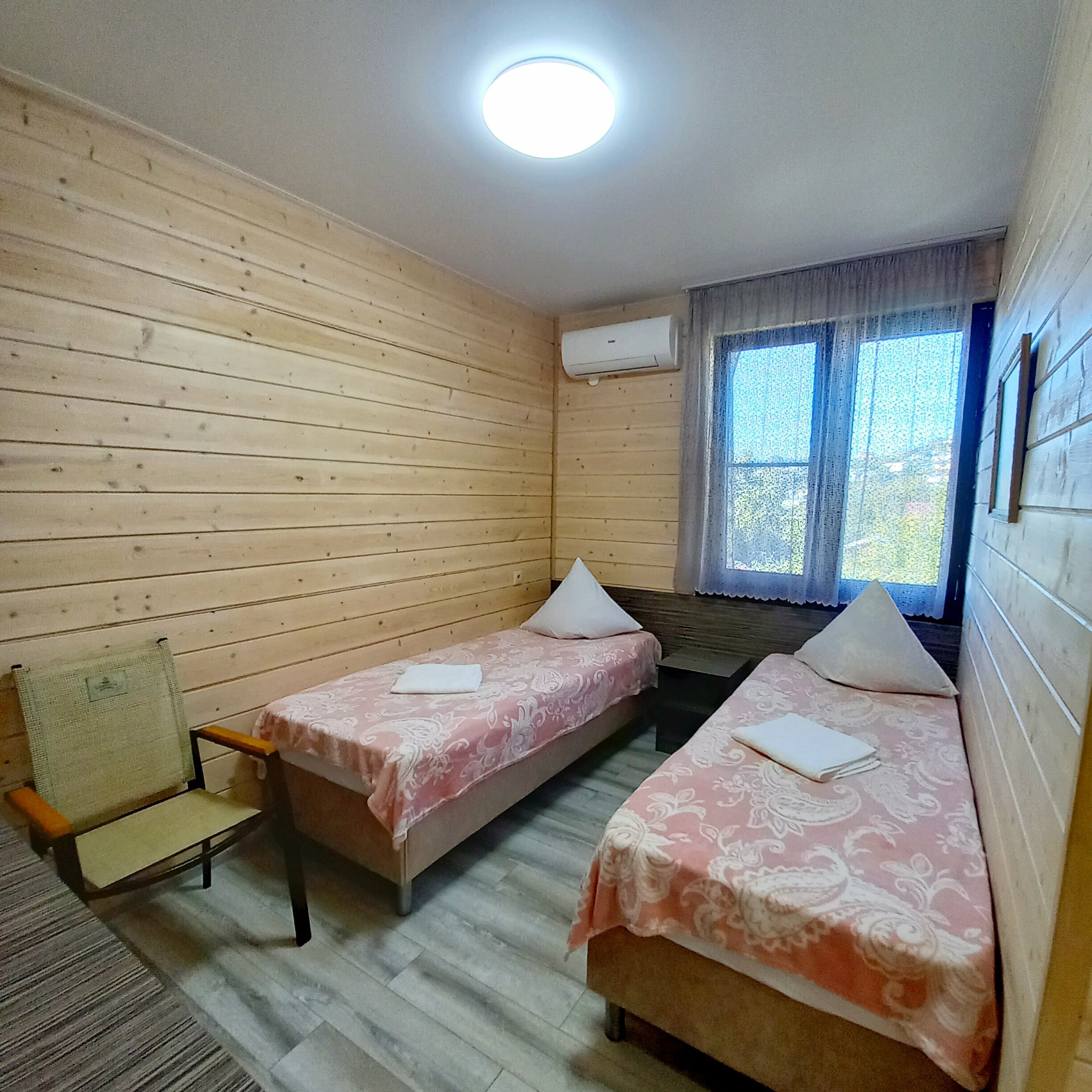 Стандартный двухместный номер с 2 отдельными кроватями, вид на море